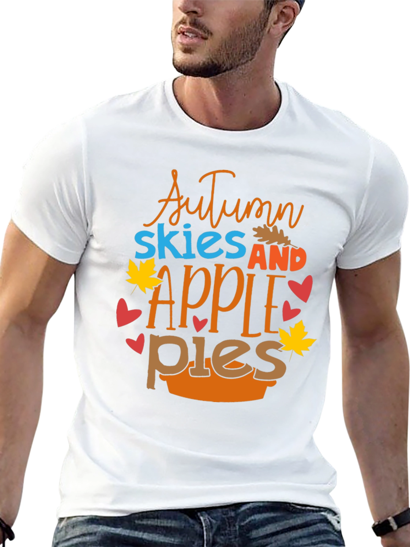 Autumn Skies & Apple Pies Graphic T-Shirt