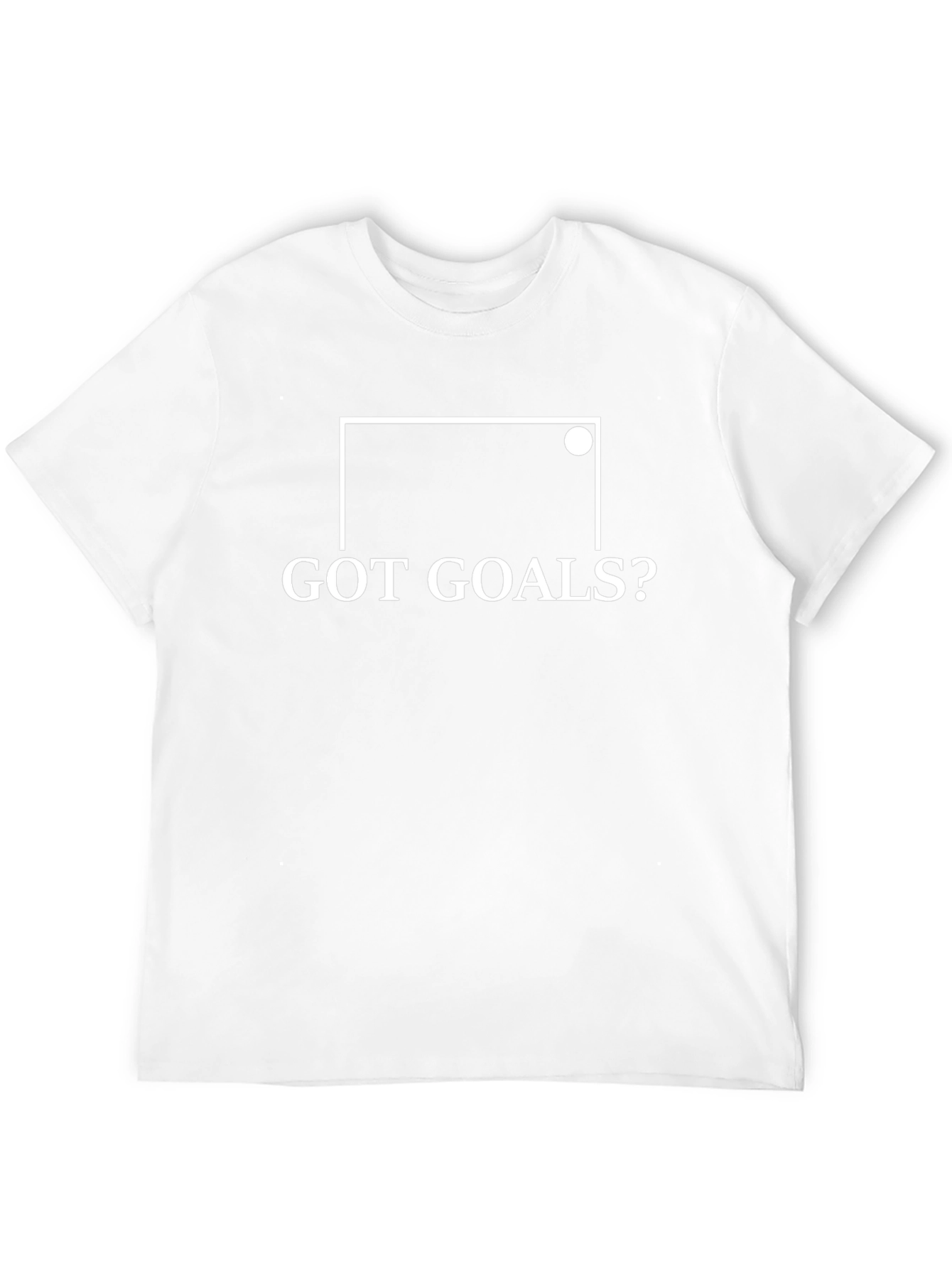 Got Goals? Black Graphic T-Shirt
