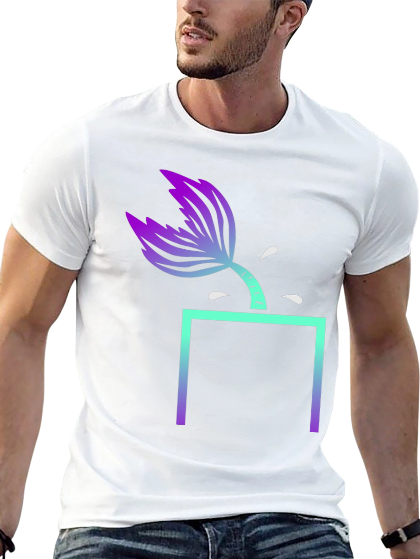 Mermaid Tail Graphic Tee