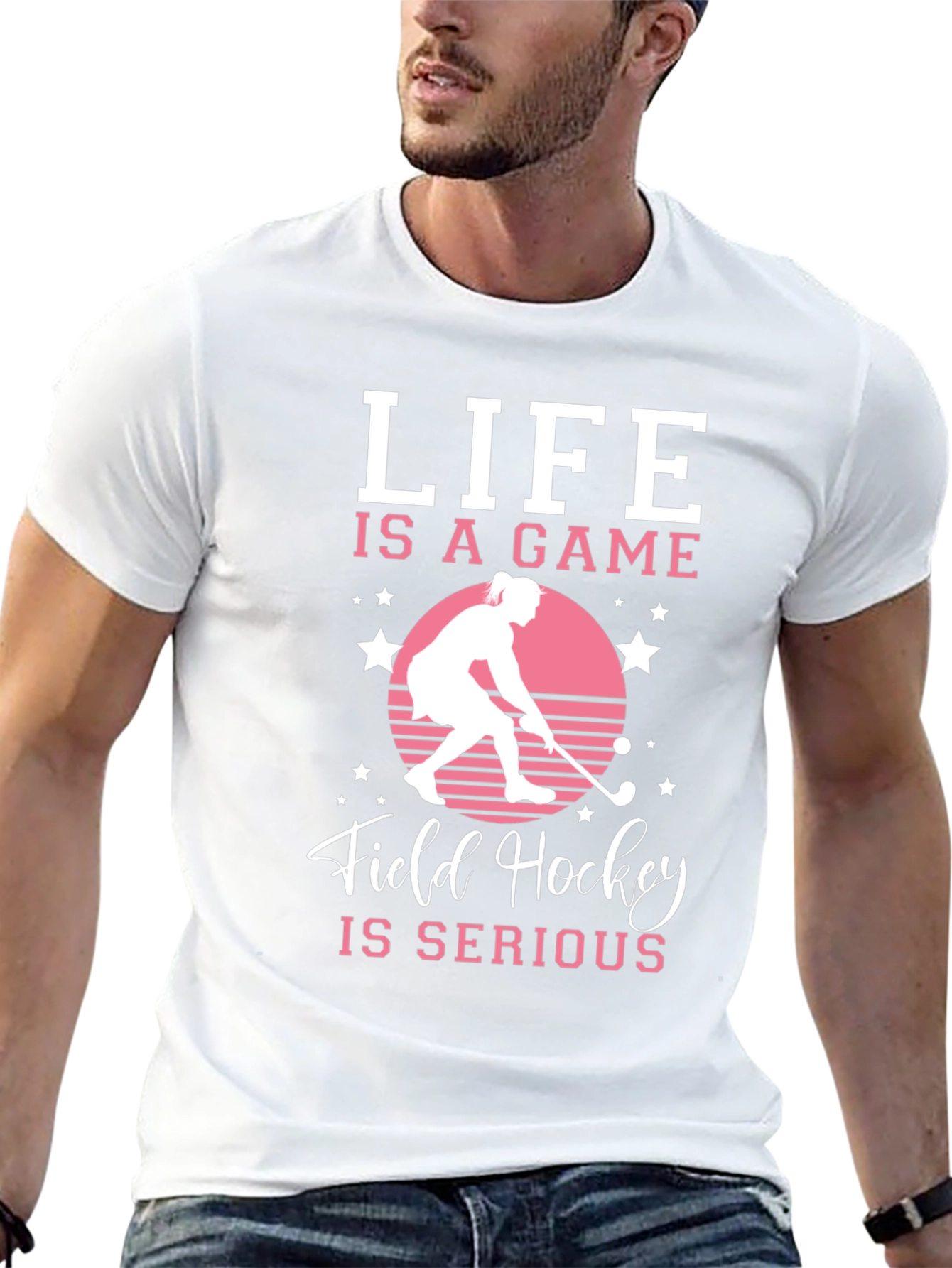Life Is A Game Field Hockey T-Shirt