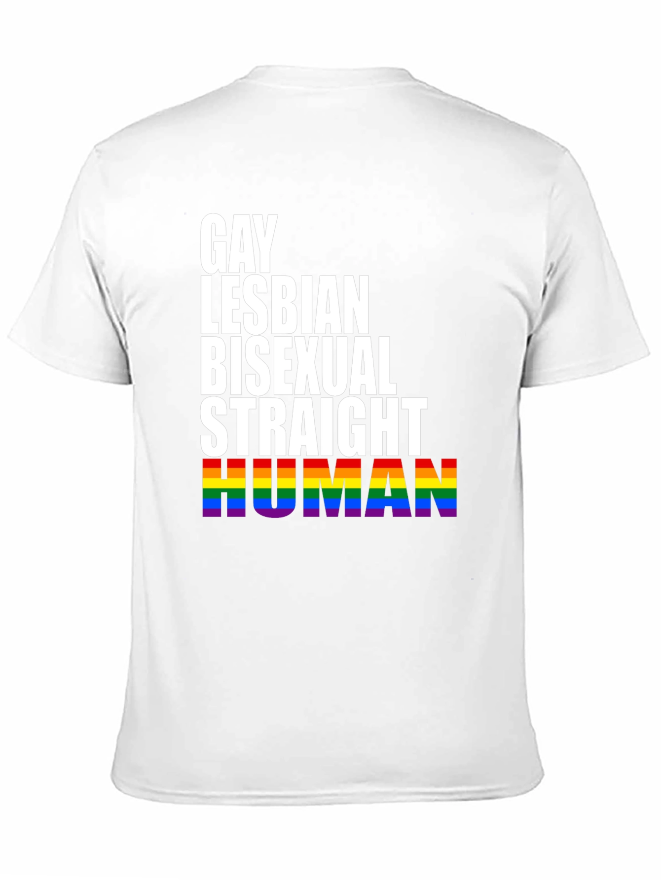 Equality Pride T-Shirt - Gay Lesbian Bisexual Human