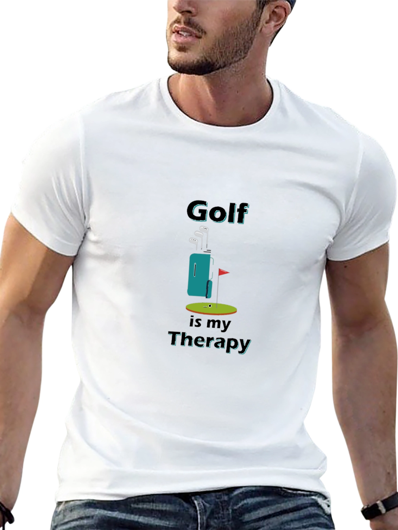Golf is my Therapy Graphic Tee