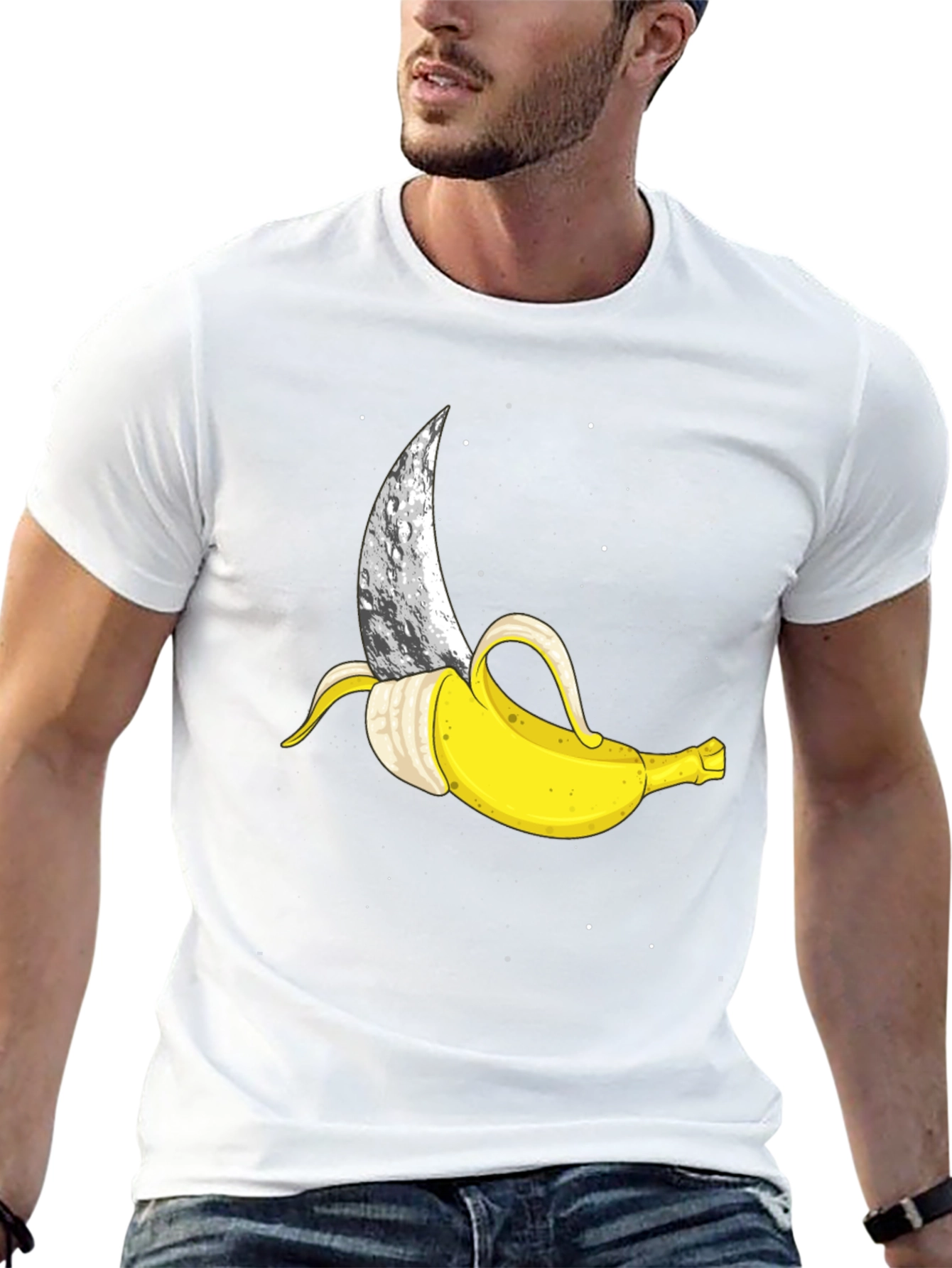 Banana Moon Graphic T-Shirt - Unique Design