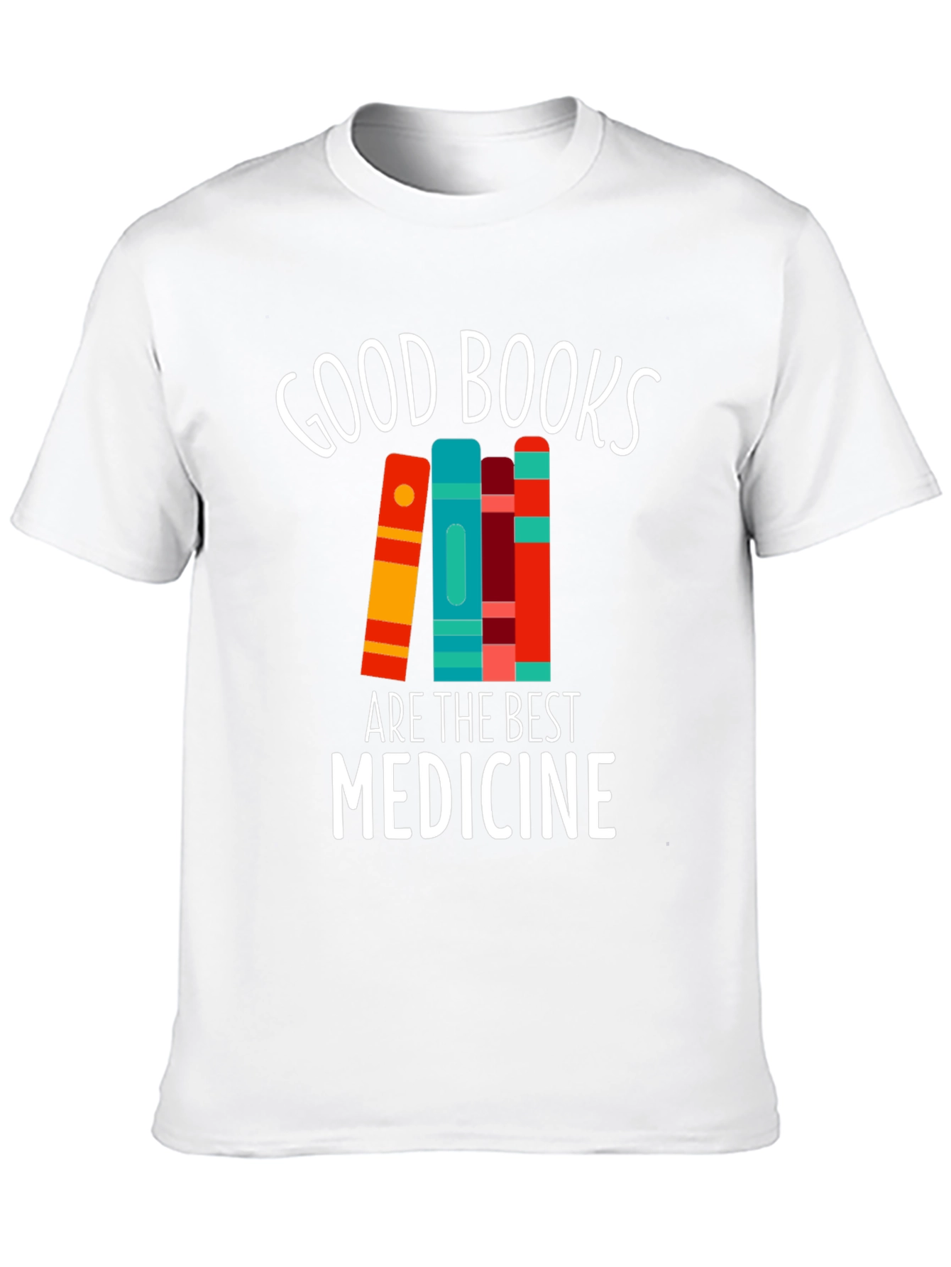 Good Books Are The Best Medicine Graphic T-Shirt