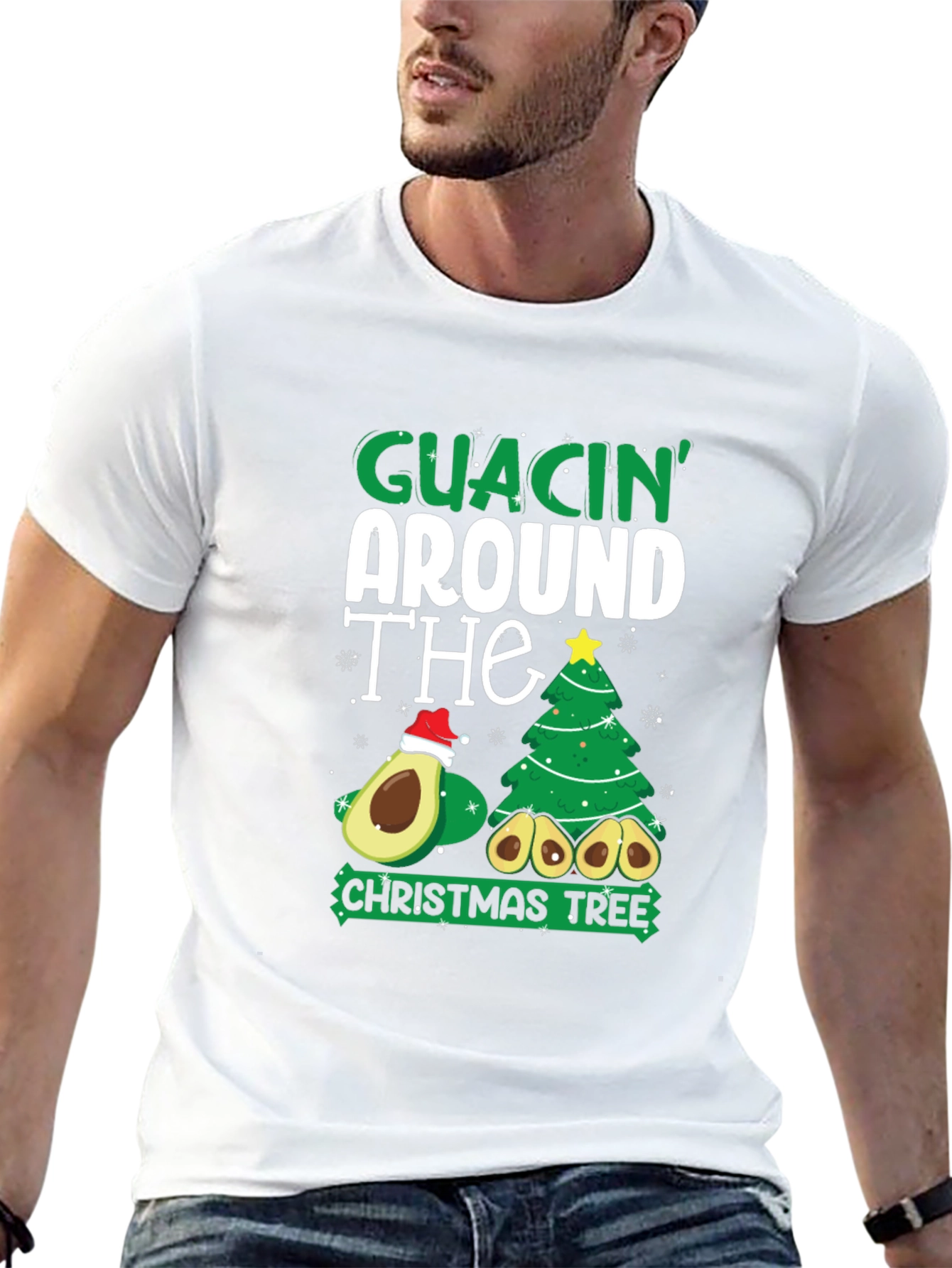 Guacin Around Christmas Tee