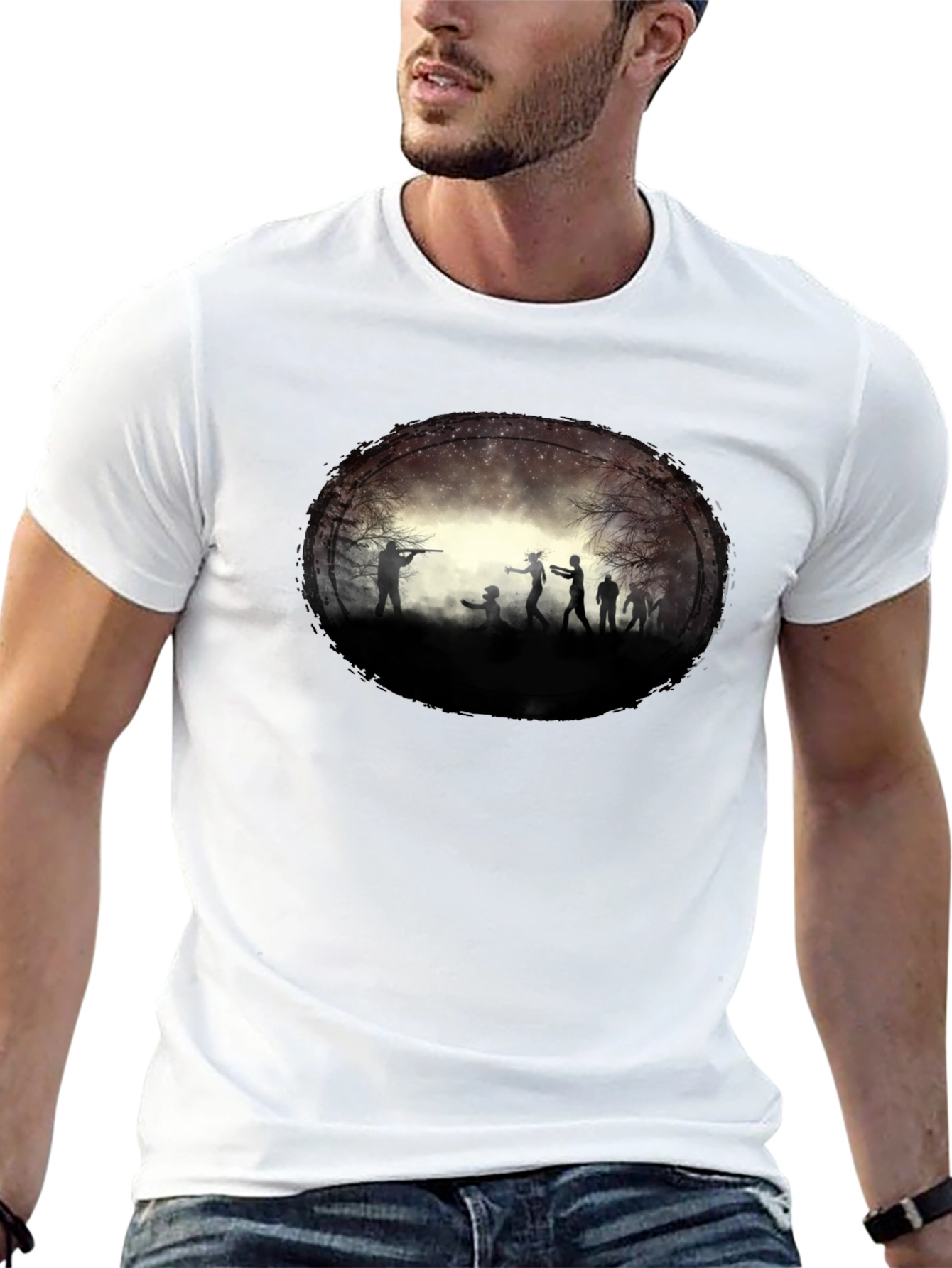 Zombie Attack Graphic T-Shirt