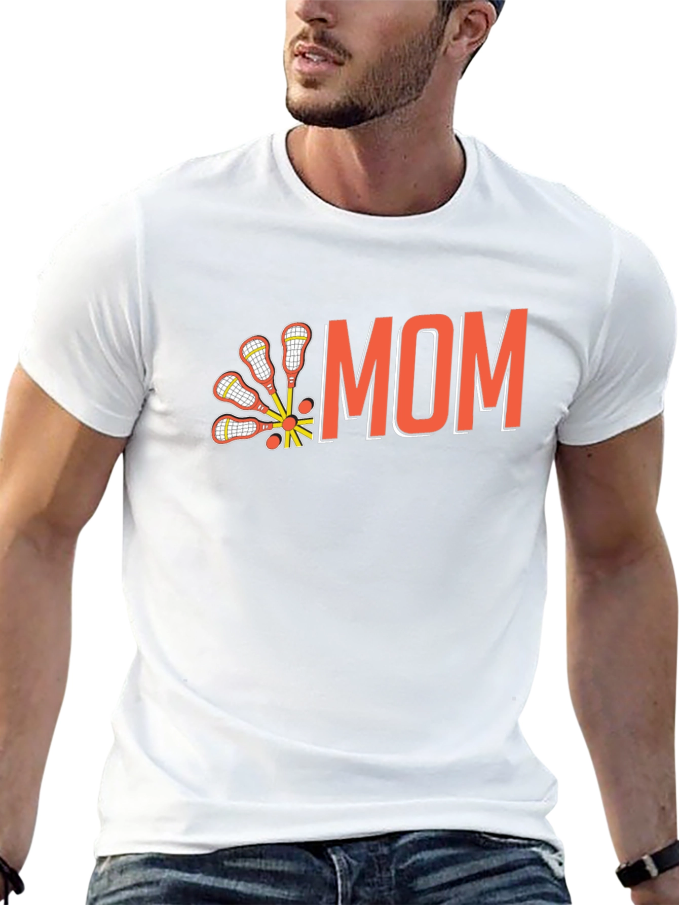 Lacrosse Mom Graphic Tee - Sports Family Pride