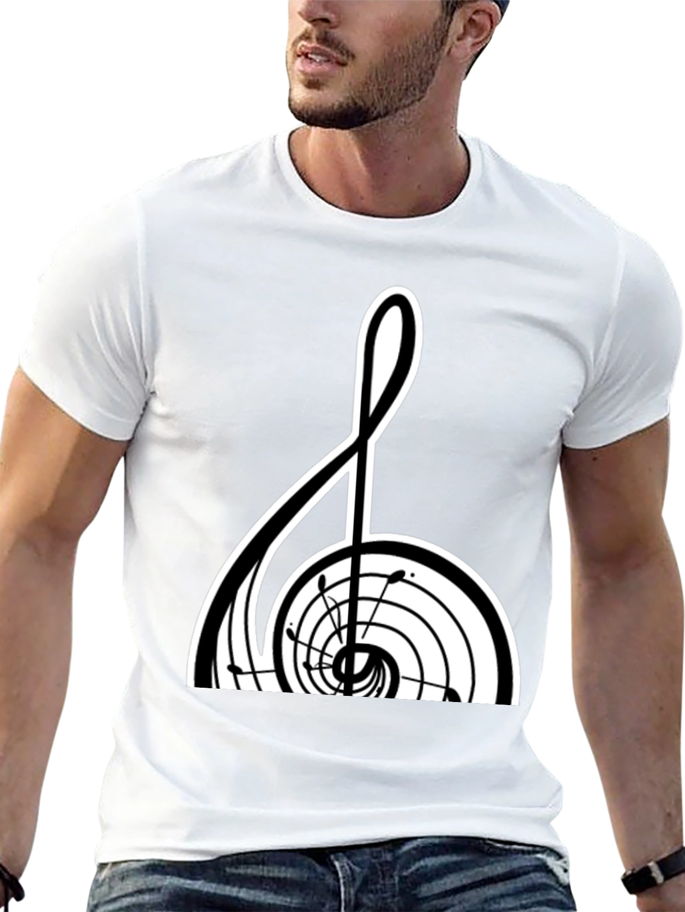 Music Treble Clef Graphic Tee