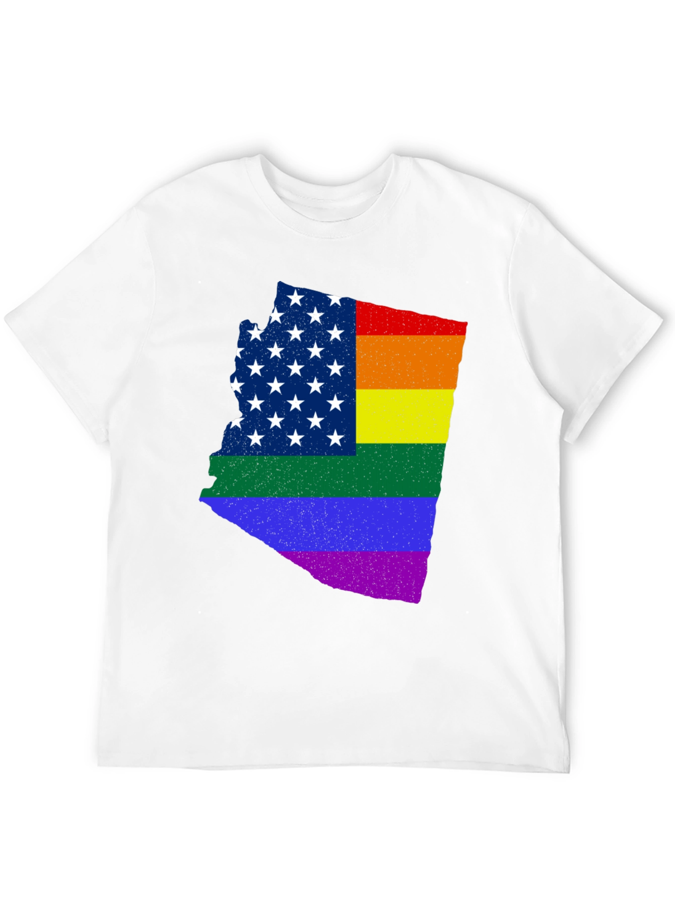 Pride Arizona State Map Graphic Tee - Black