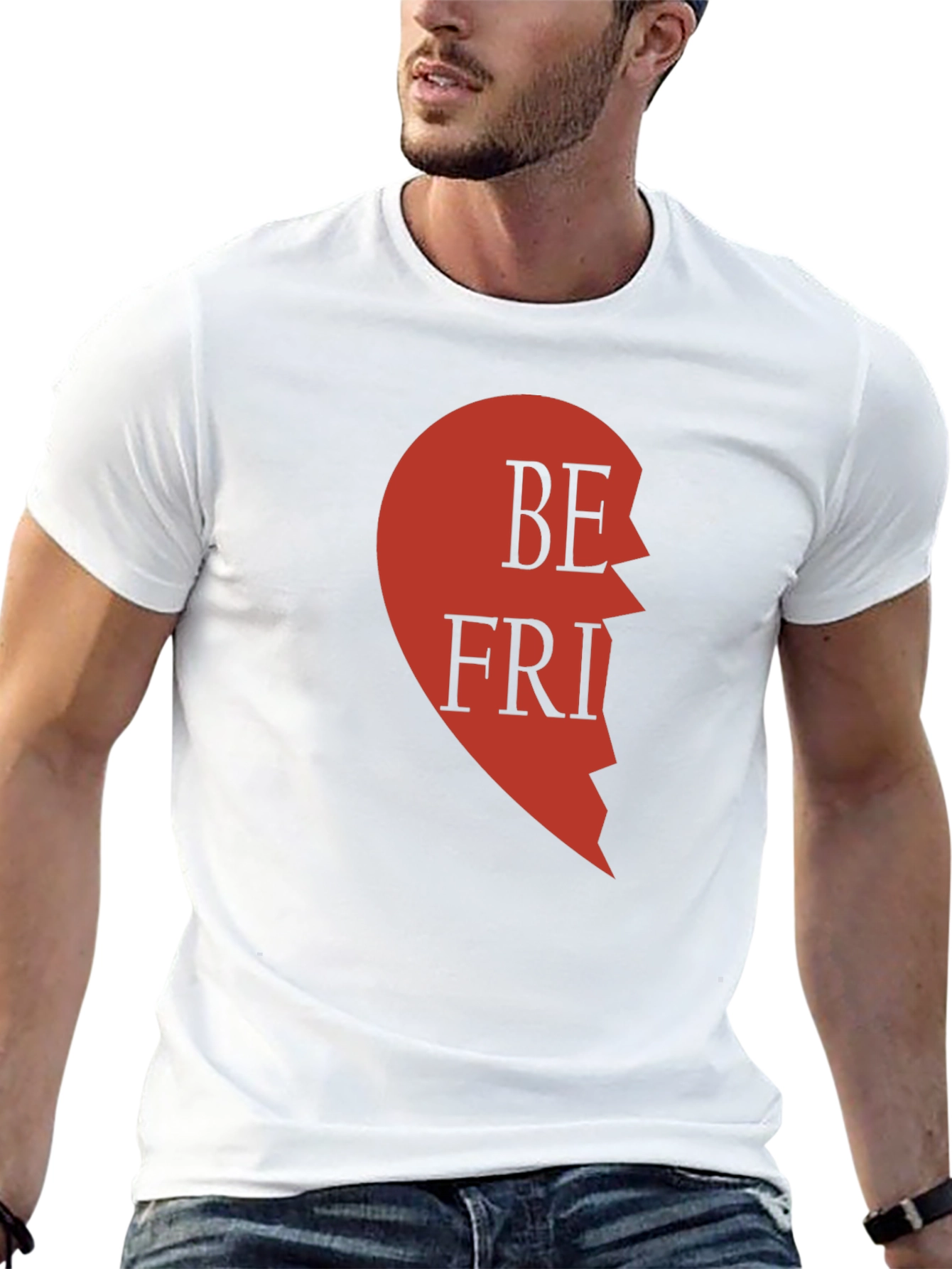 Best Friends Heart Graphic Tee