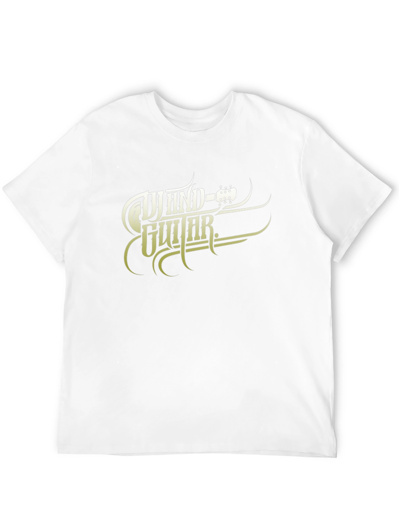 DJ And Guitar Black T-Shirt Music Lover