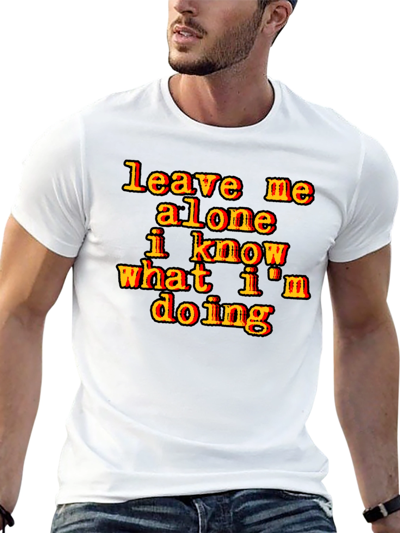 Leave Me Alone Graphic Tee - Black T-Shirt