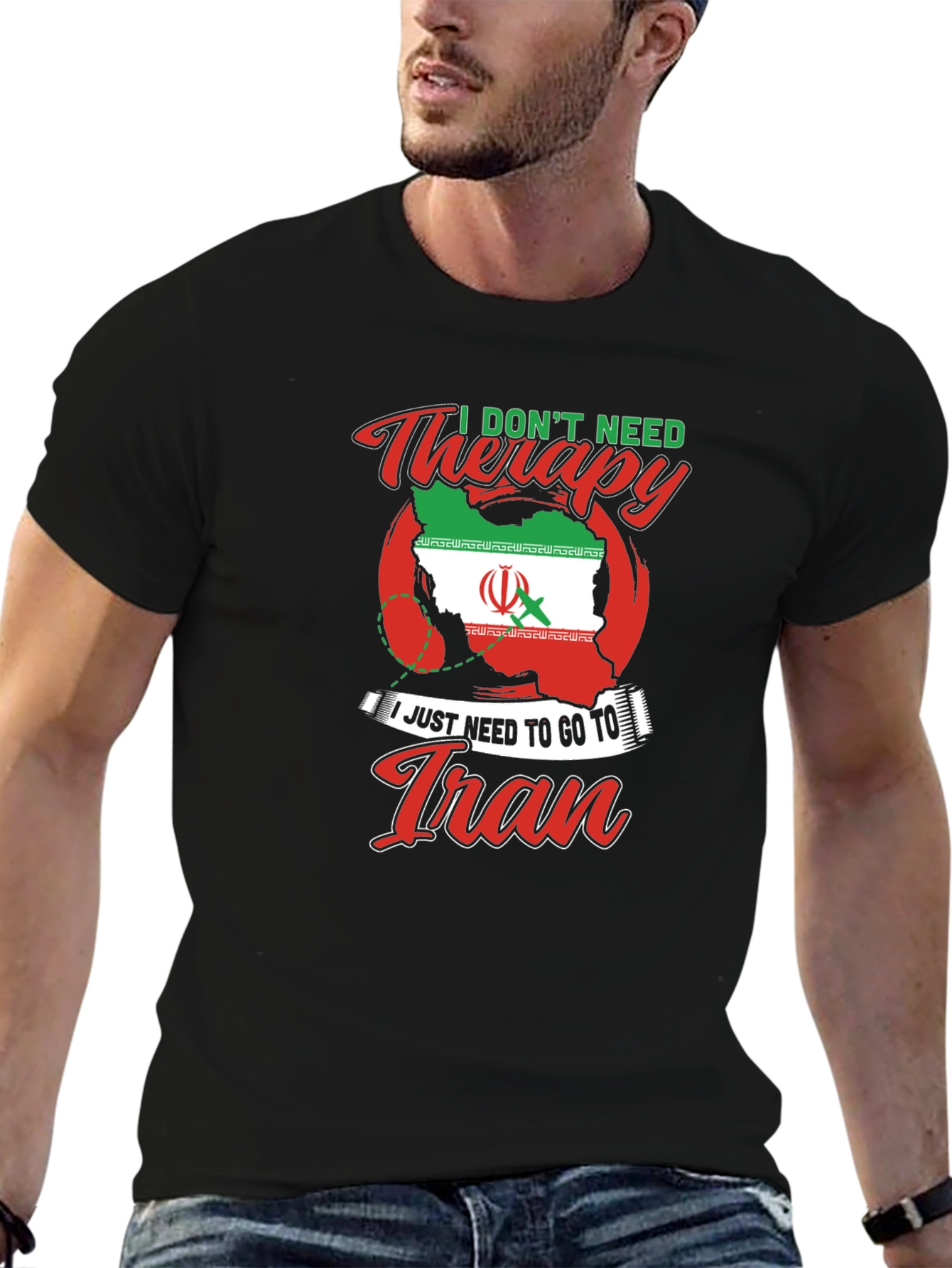 Iran Therapy T-Shirt - Funny Travel Tee