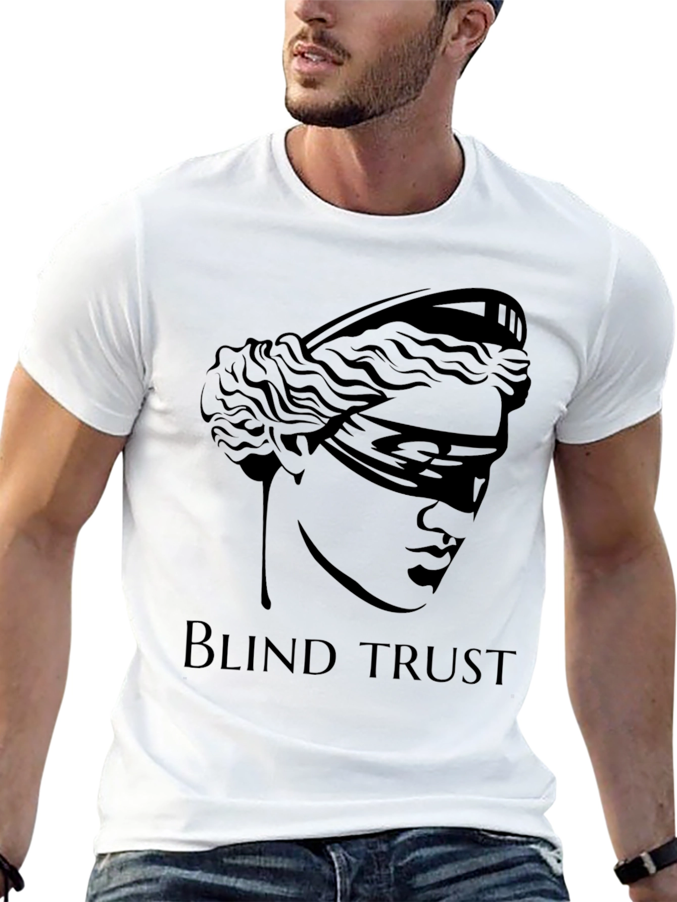 Blind Trust Graphic T-Shirt - Modern Streetwear Tee