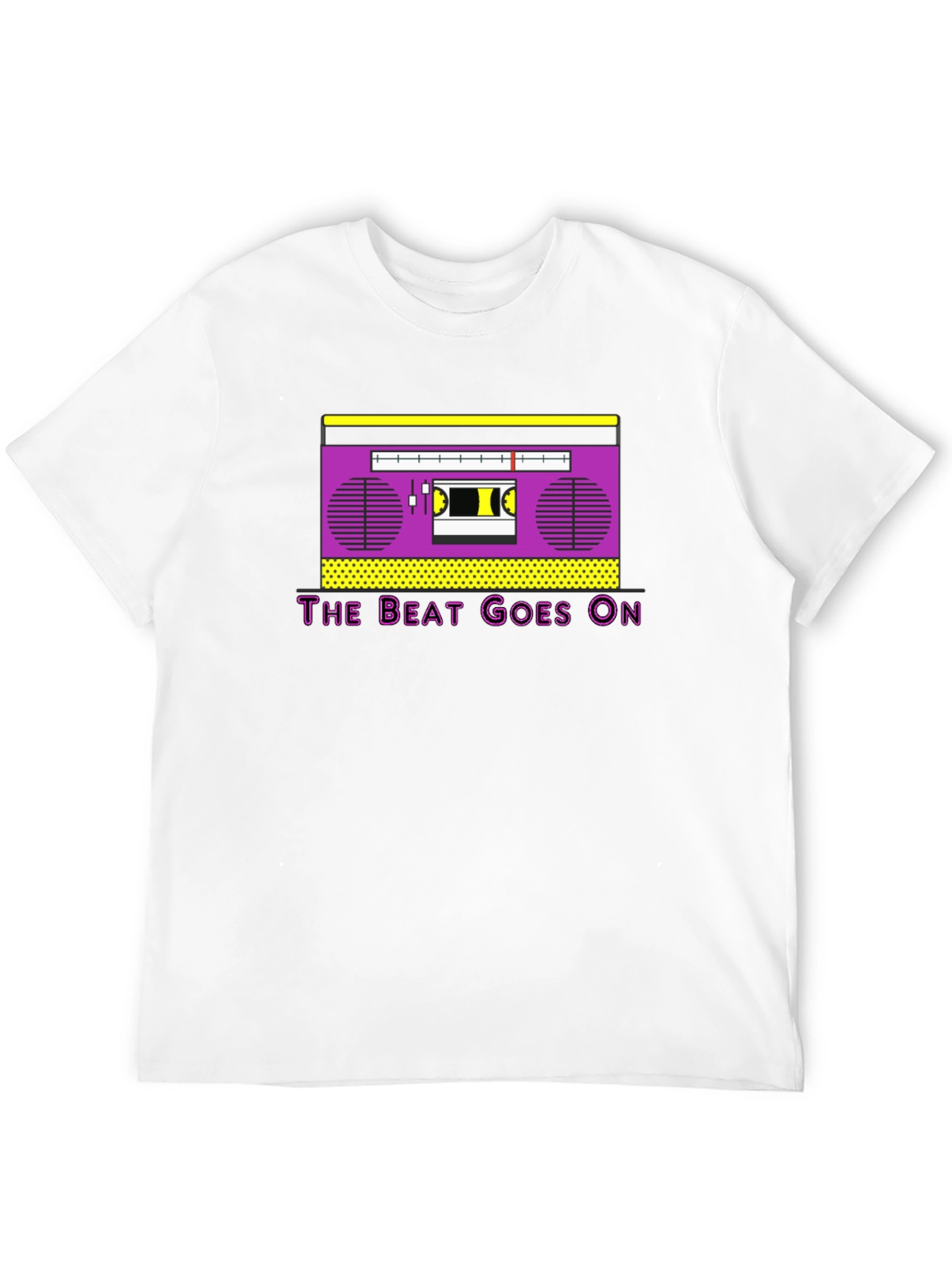 Retro Boombox T-Shirt - The Beat Goes On