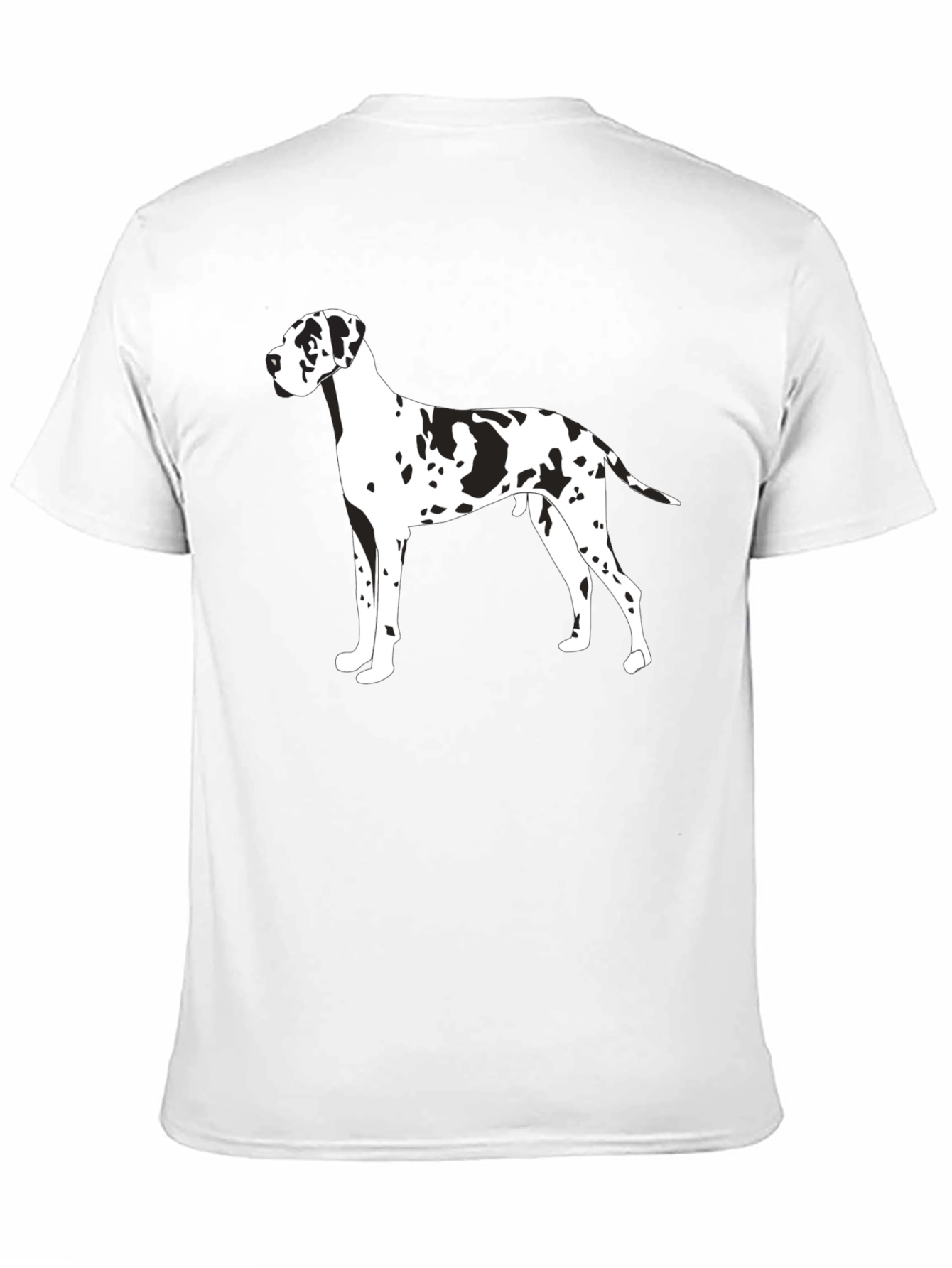 Great Dane Dog Graphic Tee - Black T-Shirt