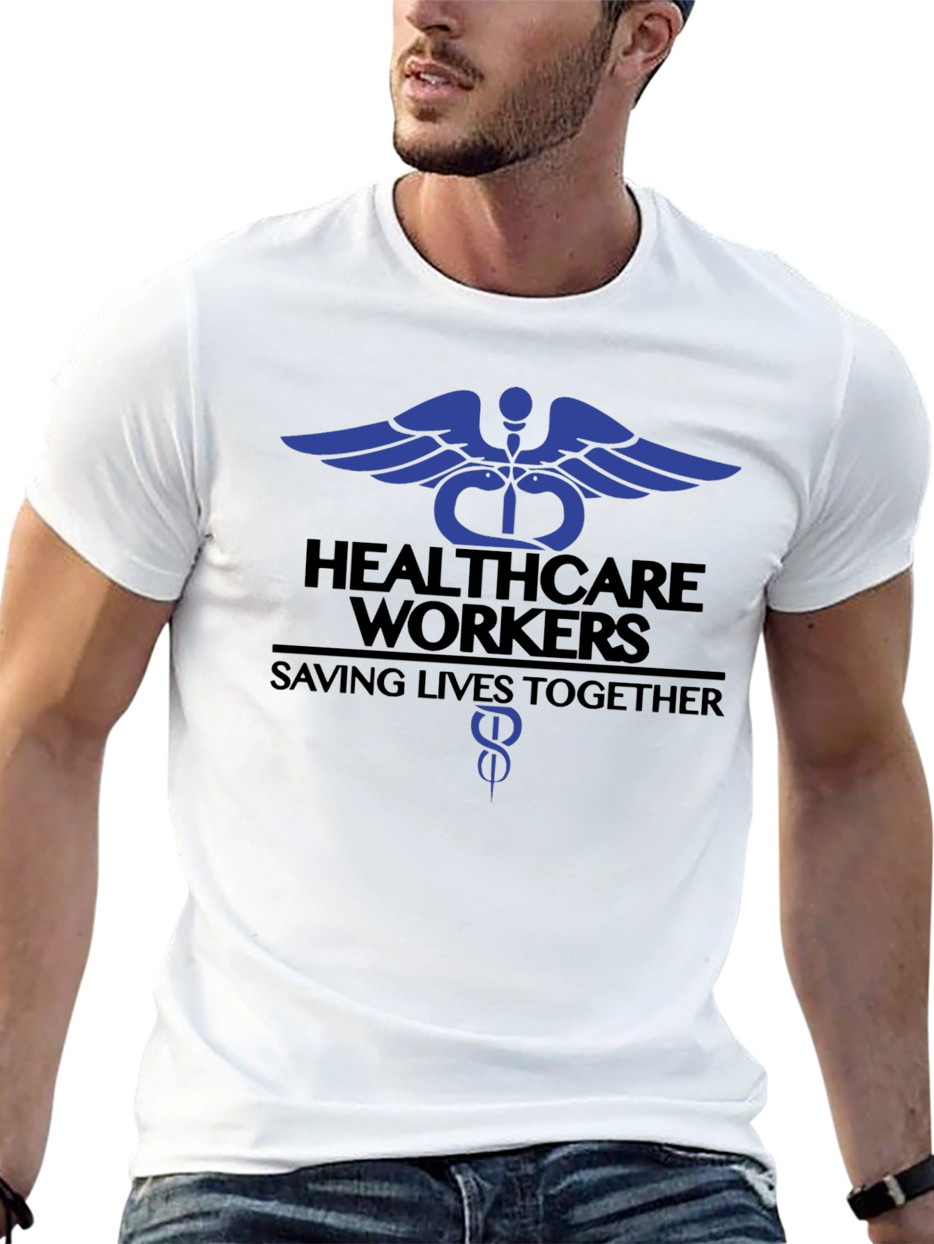 Healthcare Workers T-Shirt - Saving Lives Together