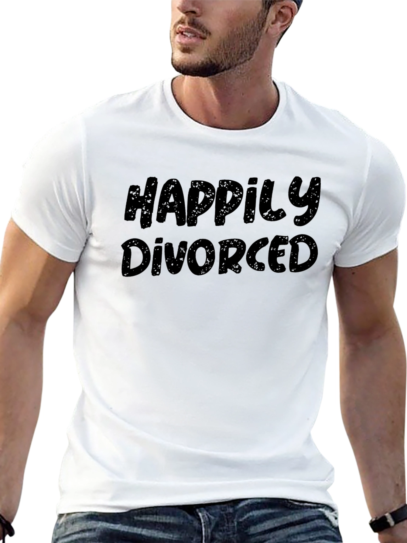 Happily Divorced T-Shirt - Black Humor Tee