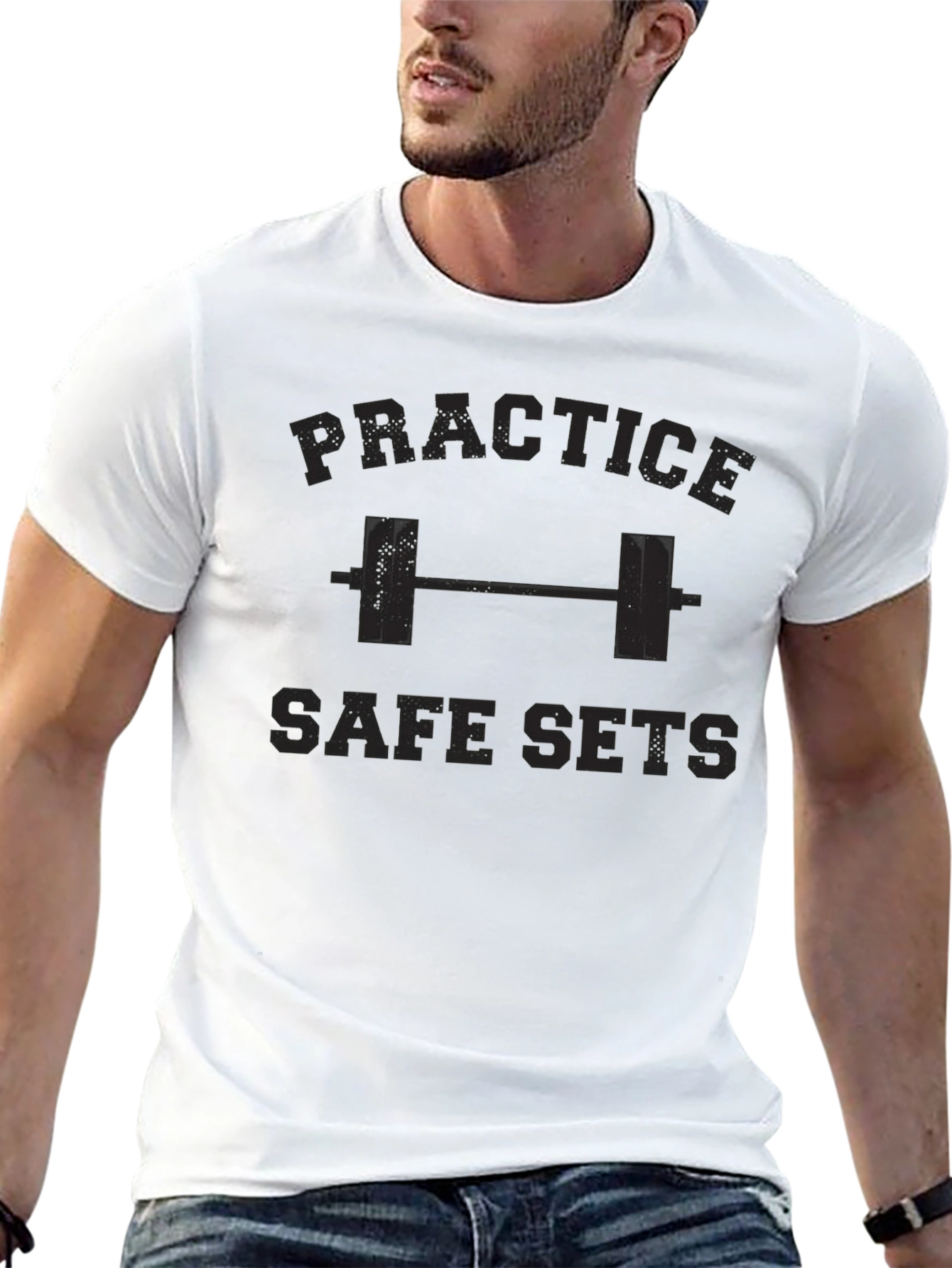 Practice Safe Sets Black T-Shirt