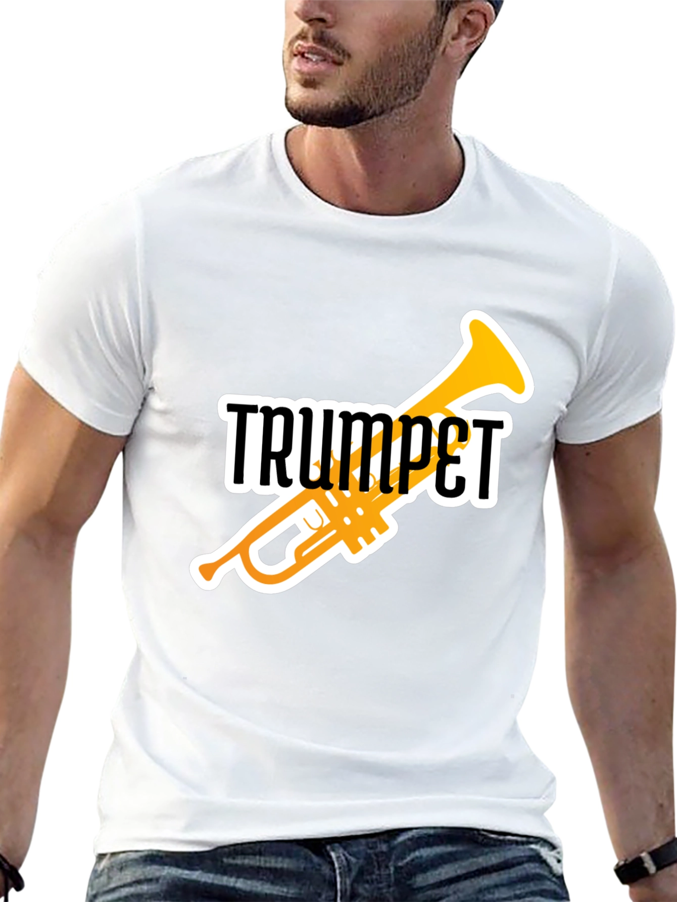 Trumpet Graphic Tee - Musician T-Shirt