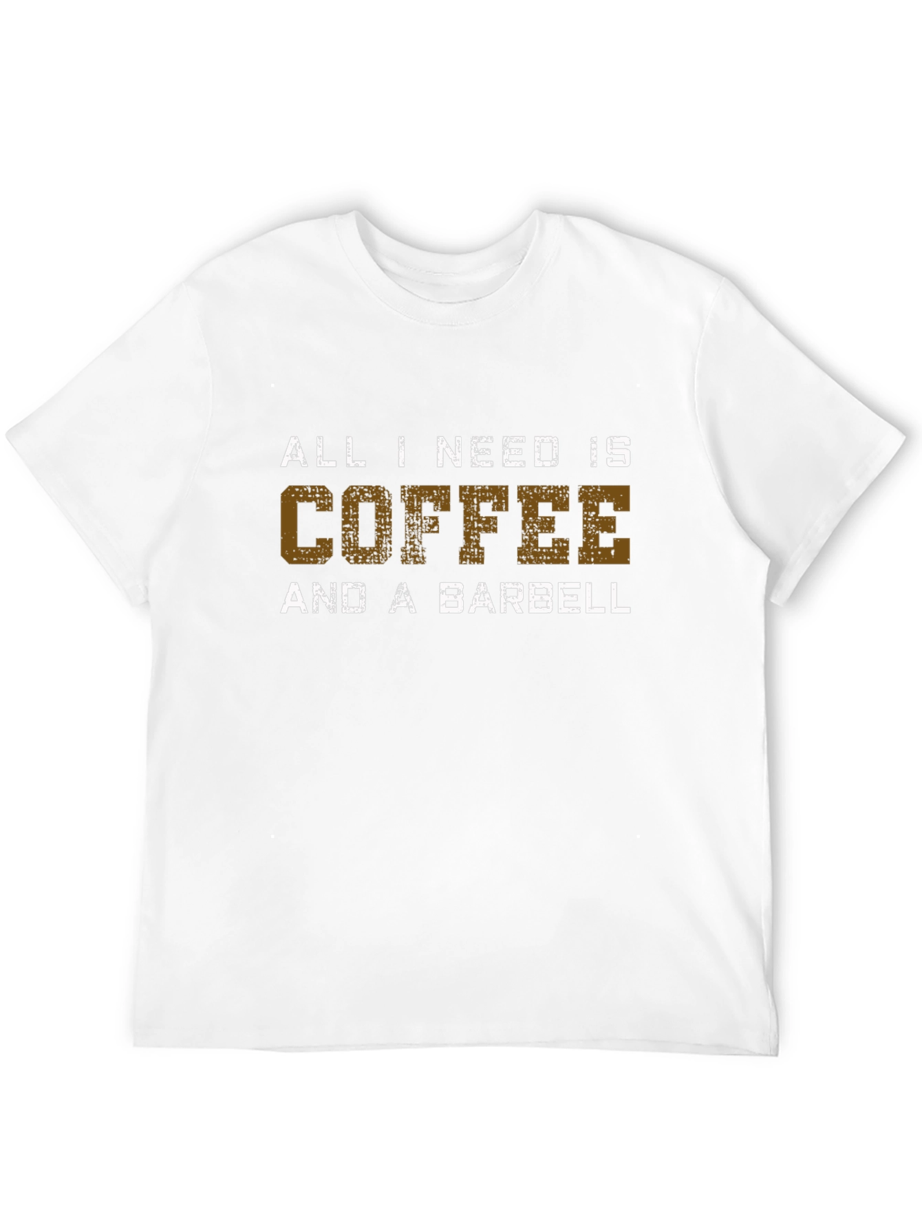 Coffee & Barbell T-Shirt - Gym Motivation
