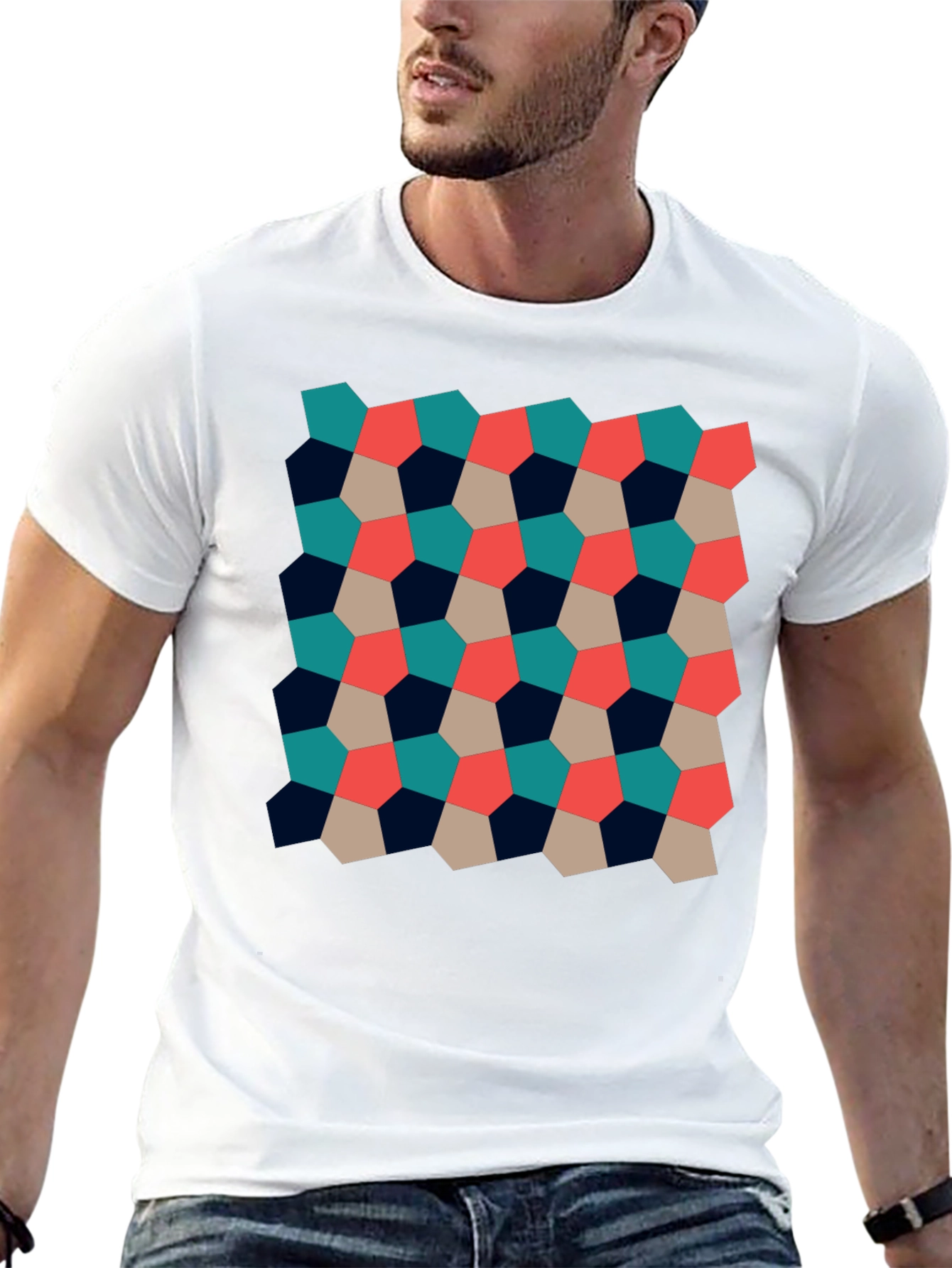 Geometric Pattern Tee