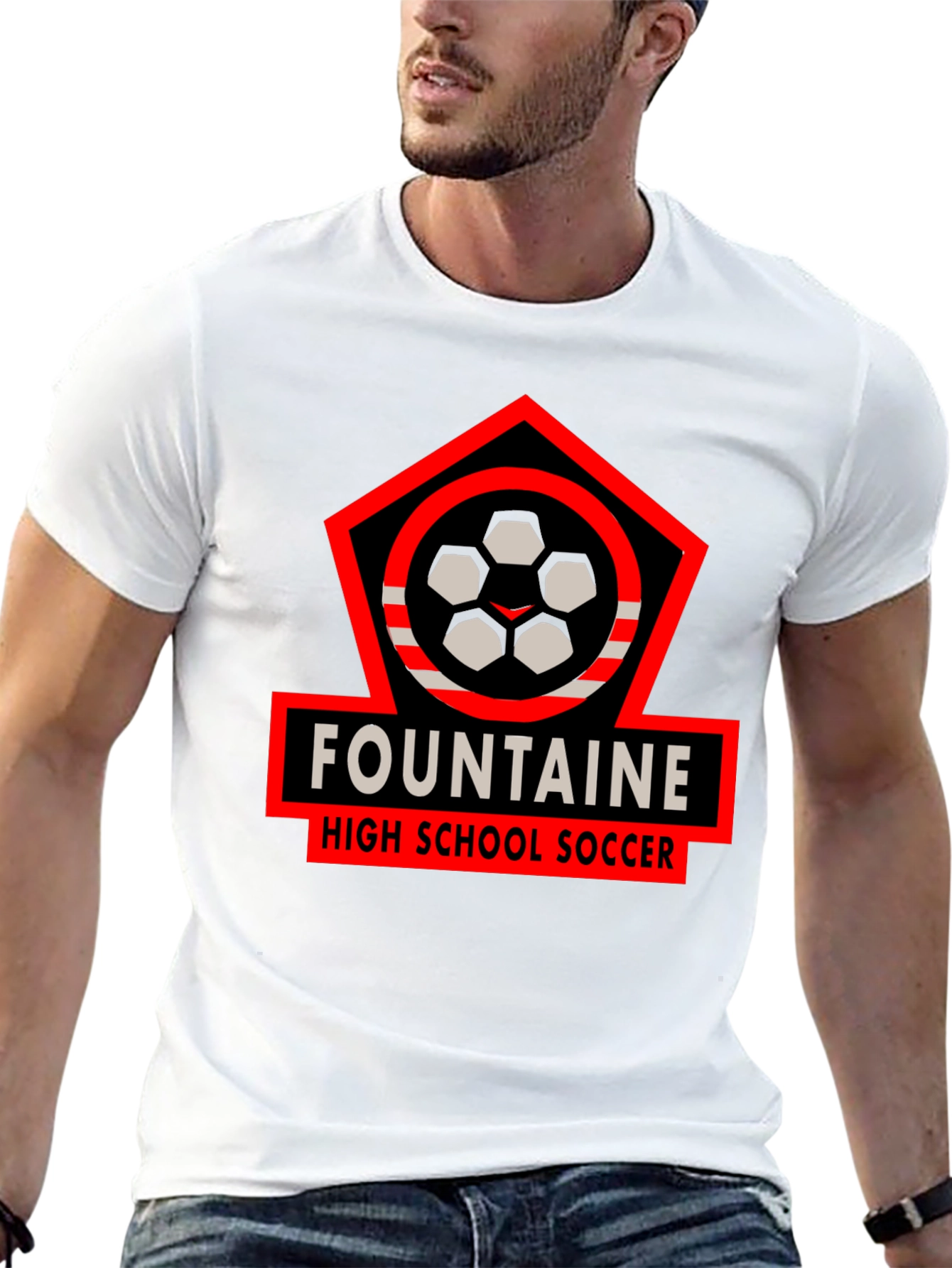 Fountaine High School Soccer Team T-Shirt