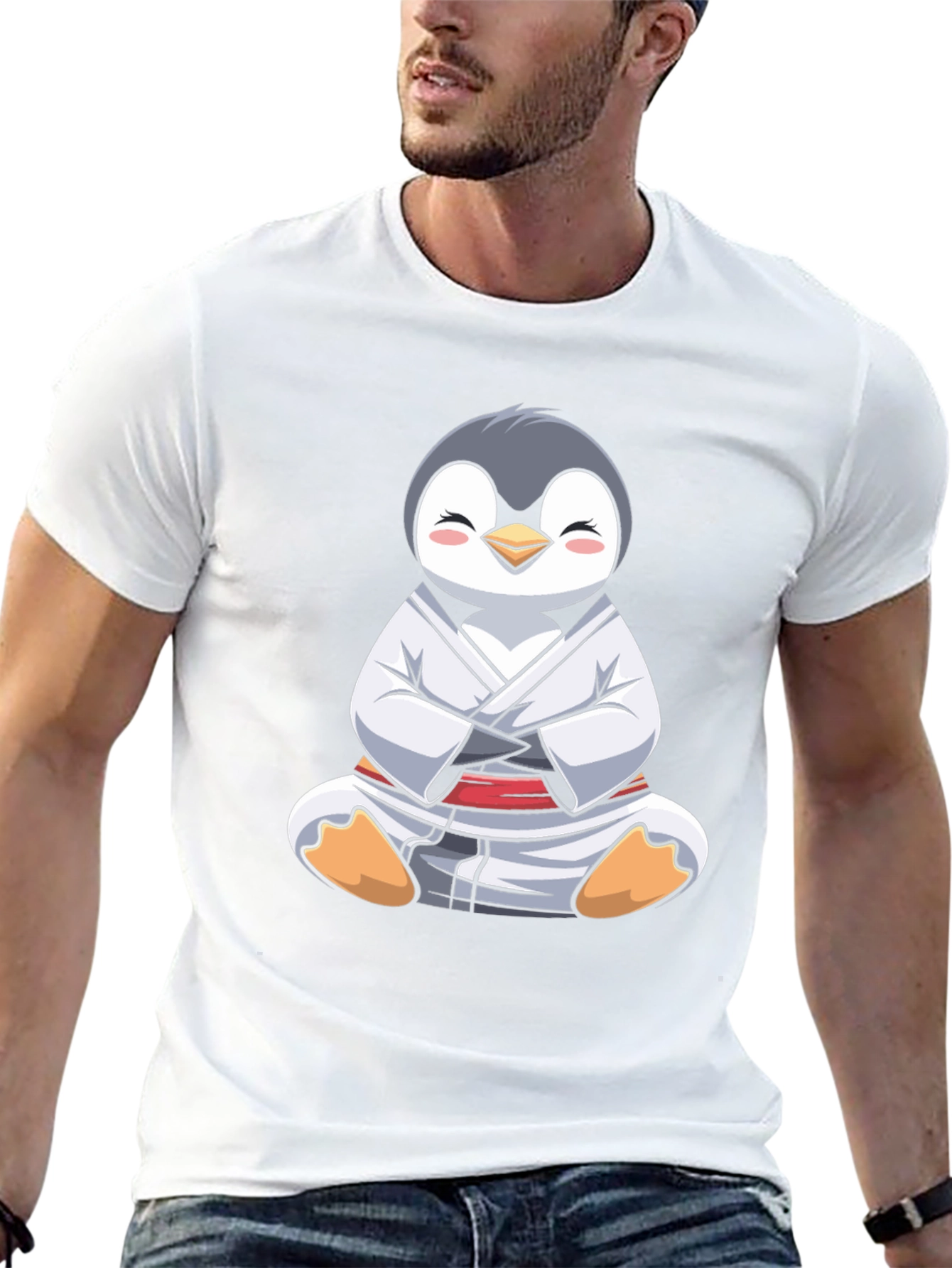 Penguin Jiu Jitsu Black T-Shirt