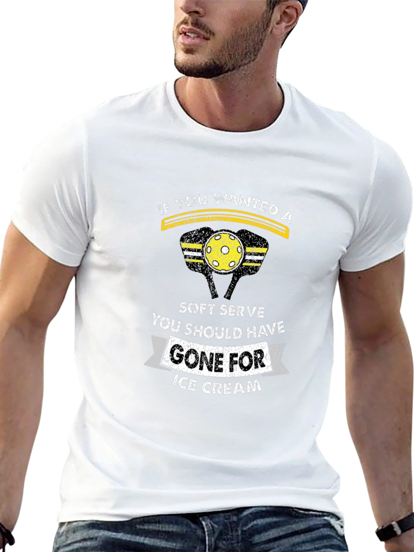 Soft Serve Pickleball T-Shirt - Funny Graphic Tee