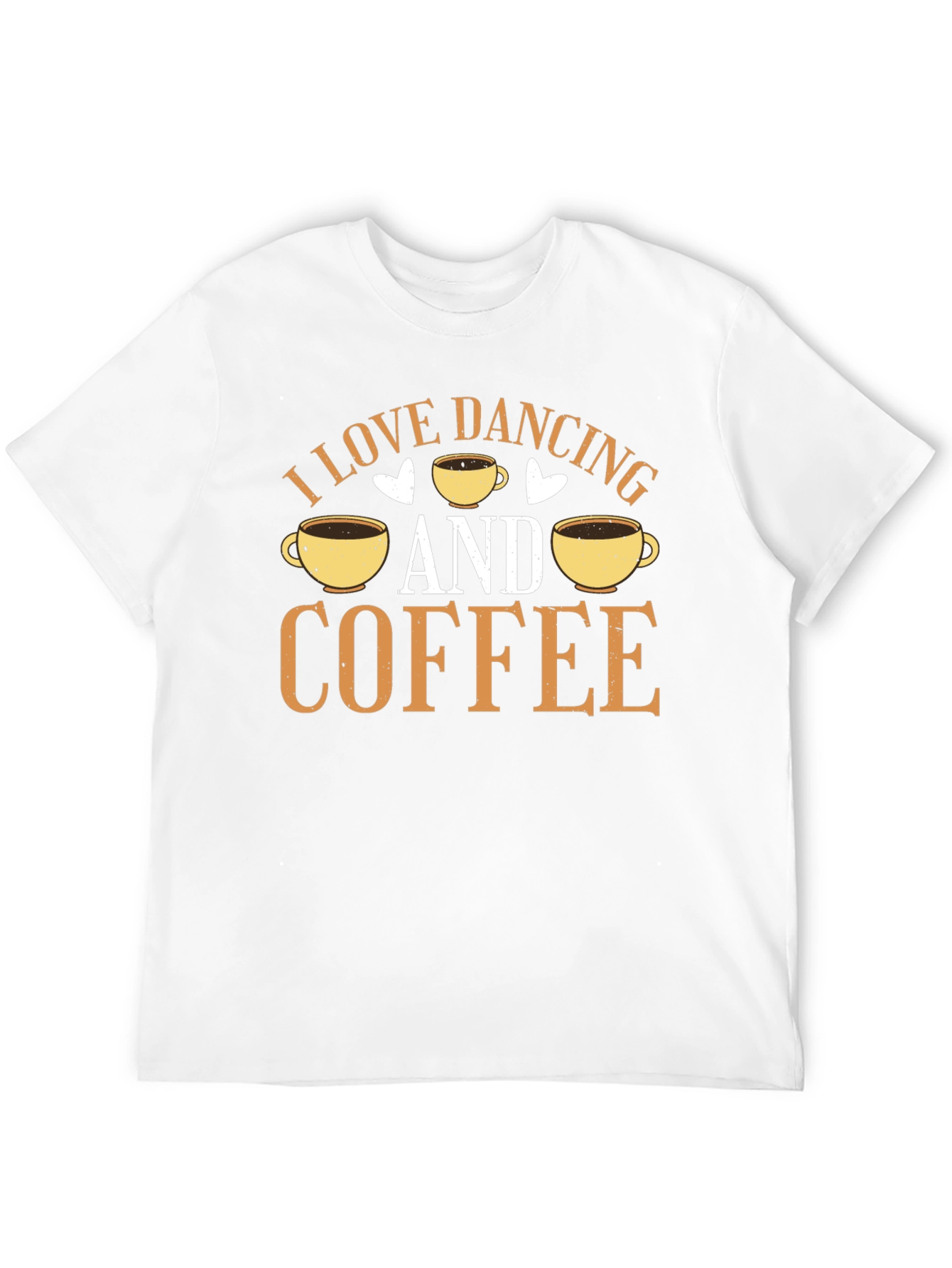 Dancing & Coffee T-Shirt - Mens Black Graphic Tee