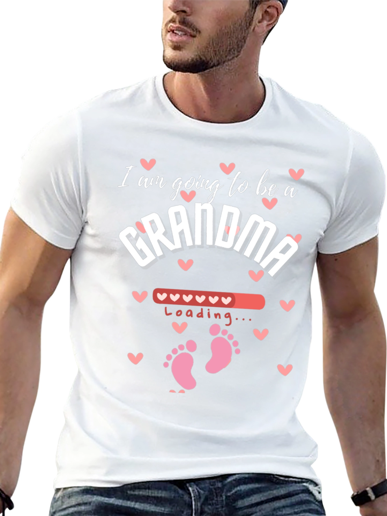 Grandma Loading T-Shirt Pregnancy Reveal