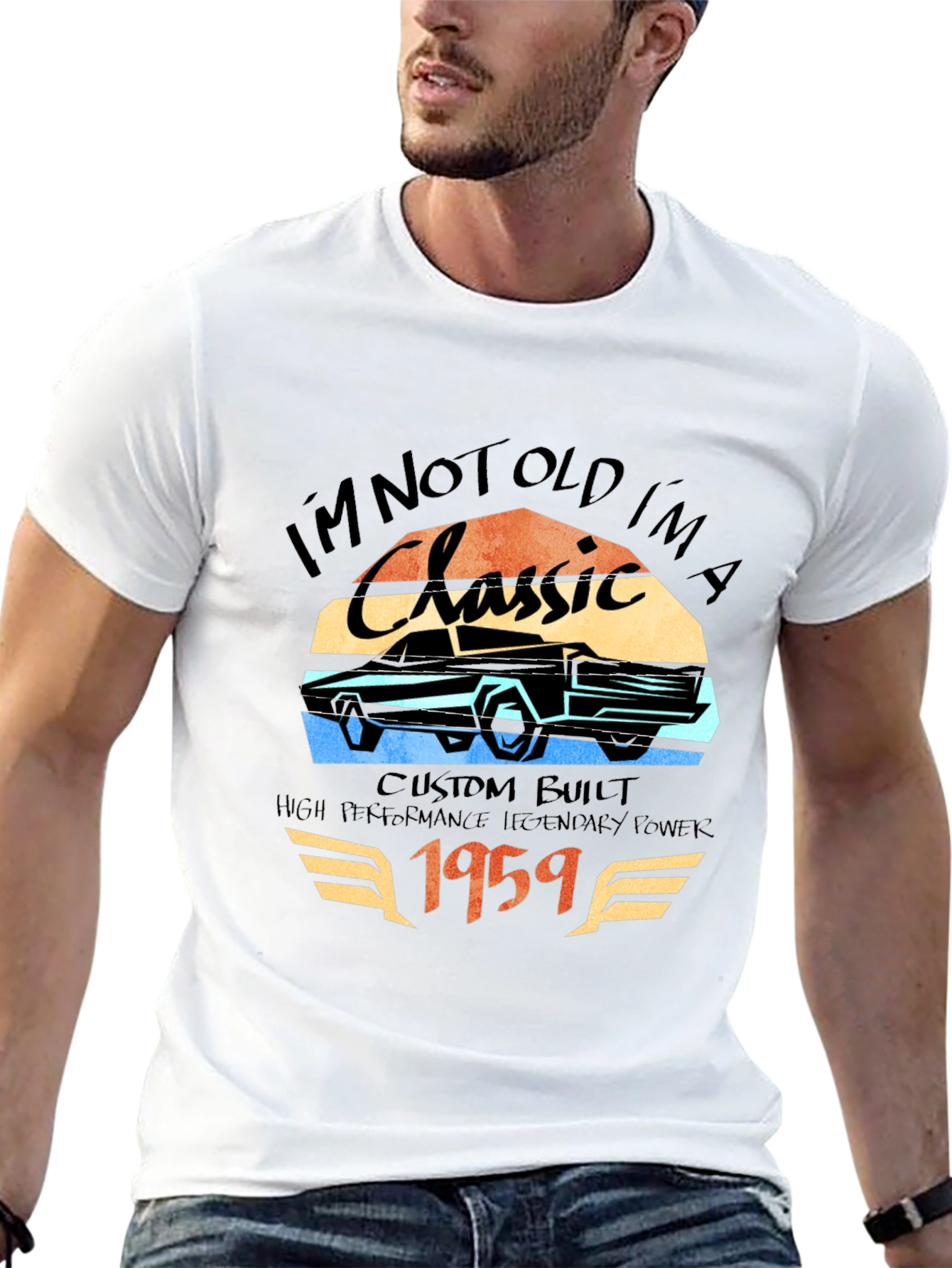 Classic 1959 Car Graphic T-Shirt