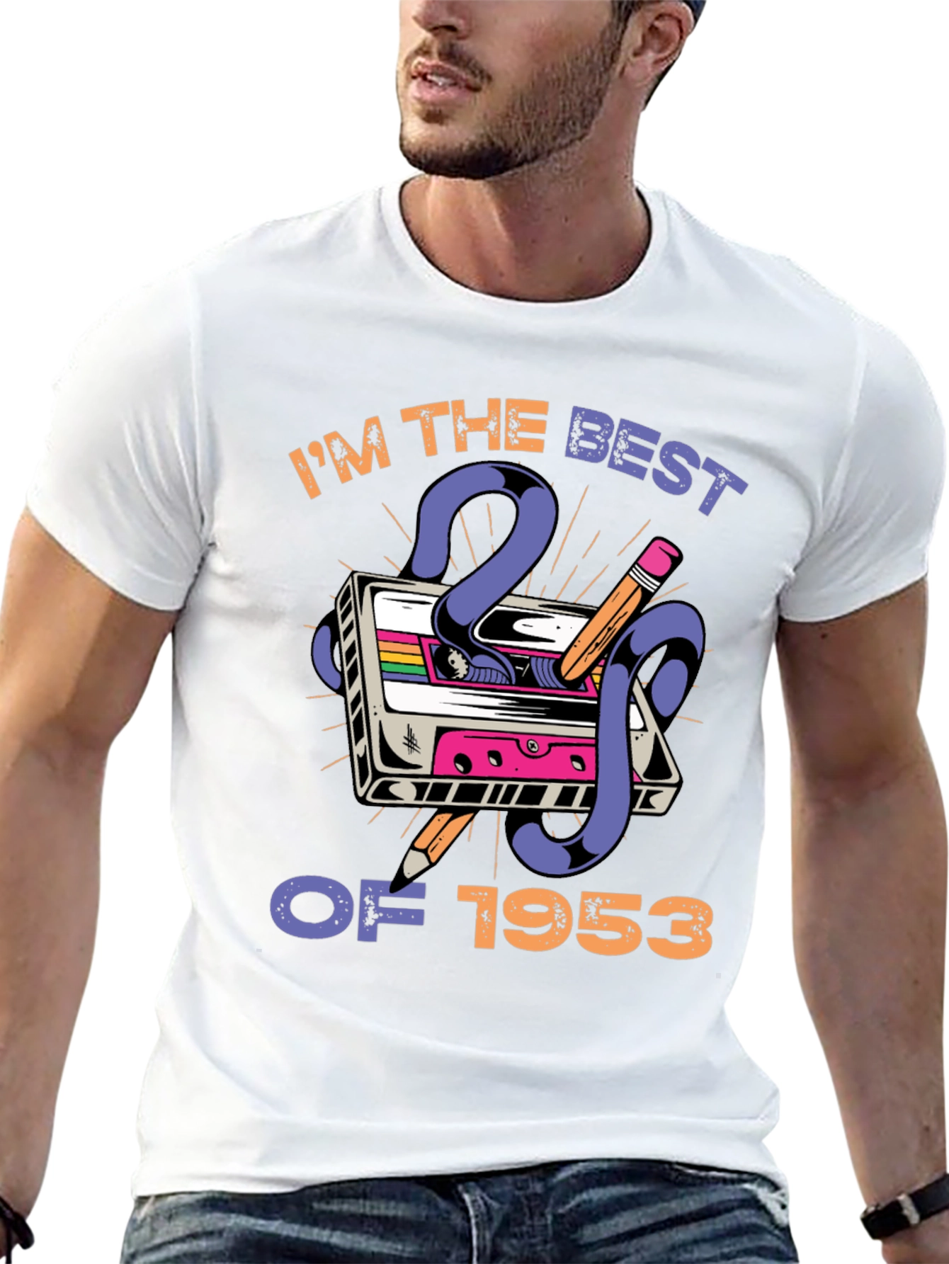 Retro Cassette Tape 1953 Birthday T-Shirt