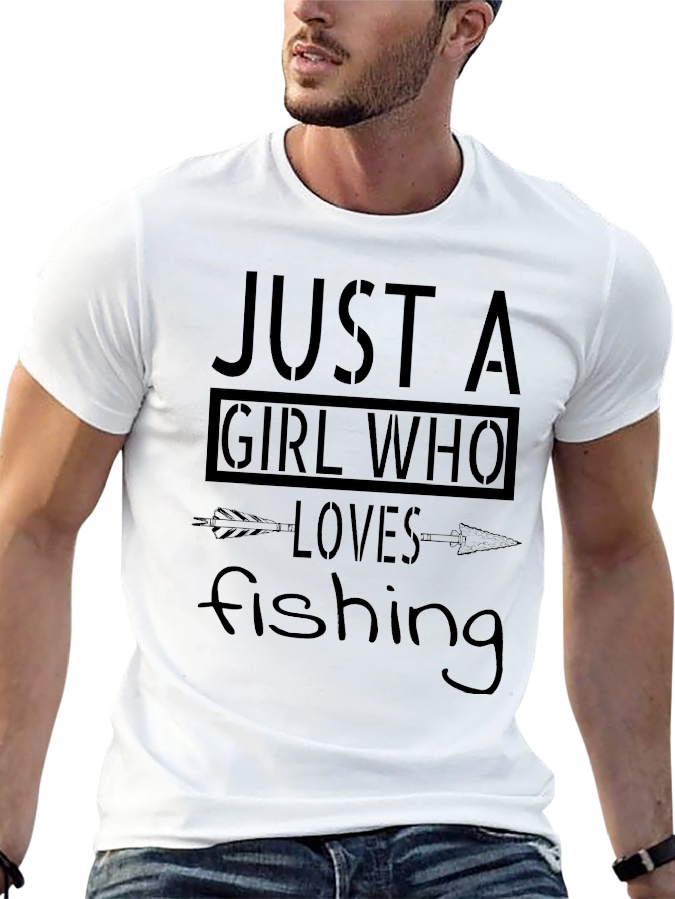 Just a Girl Who Loves Fishing T-Shirt