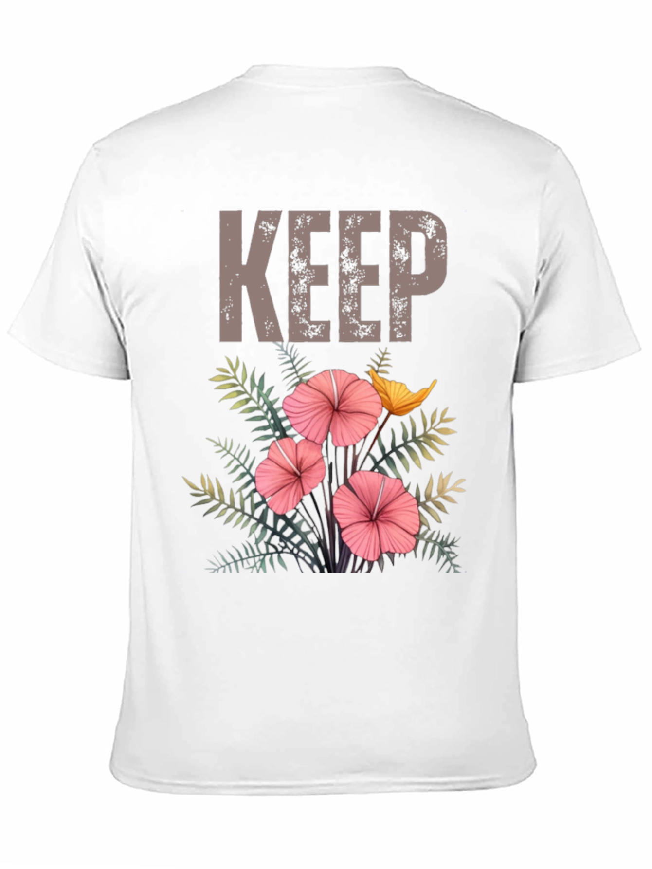 Keep Floral Graphic T-Shirt