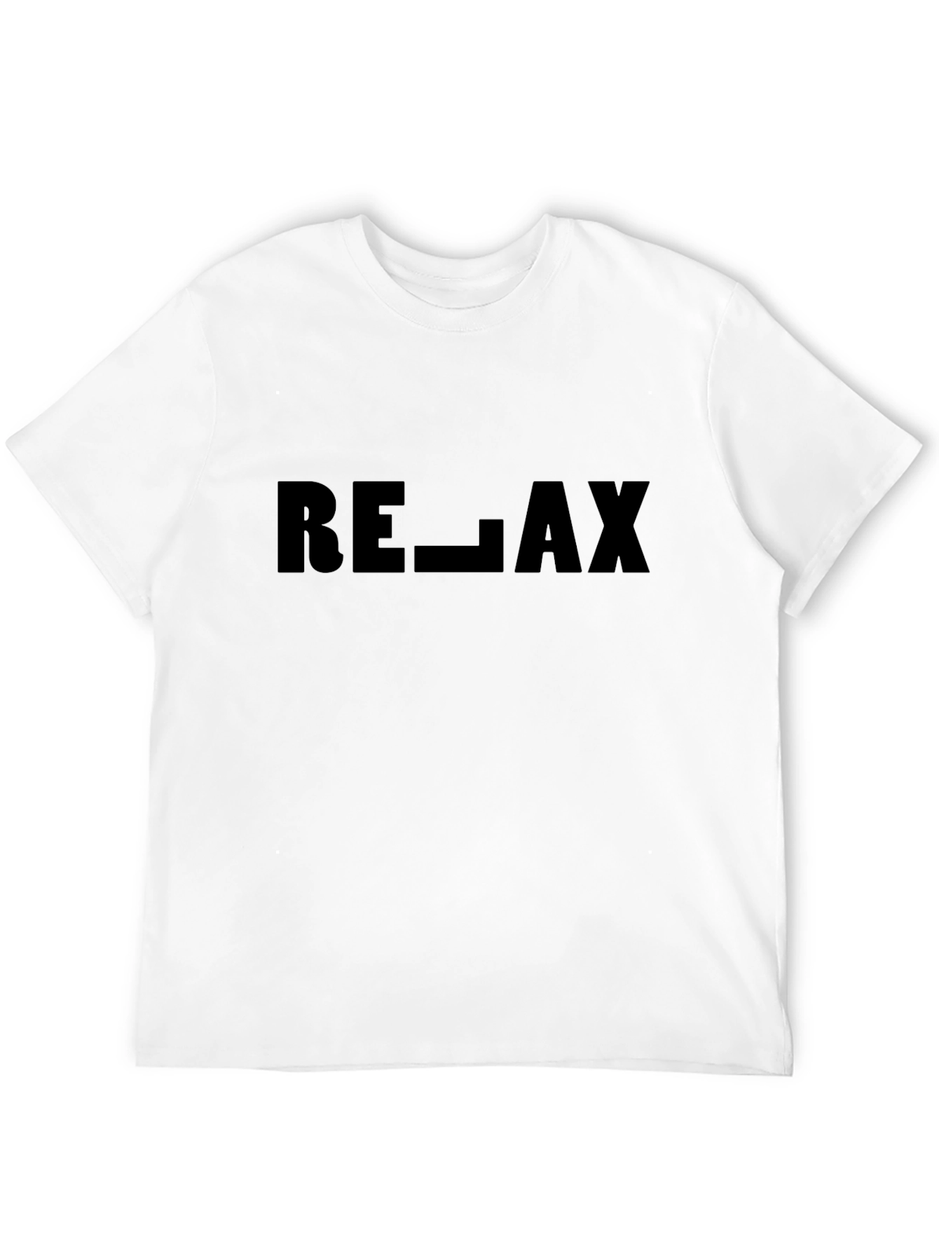Relax Graphic Tee - Black Comfort Fit