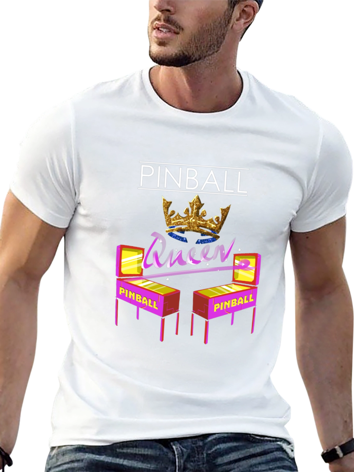 Pinball Queen Graphic Tee