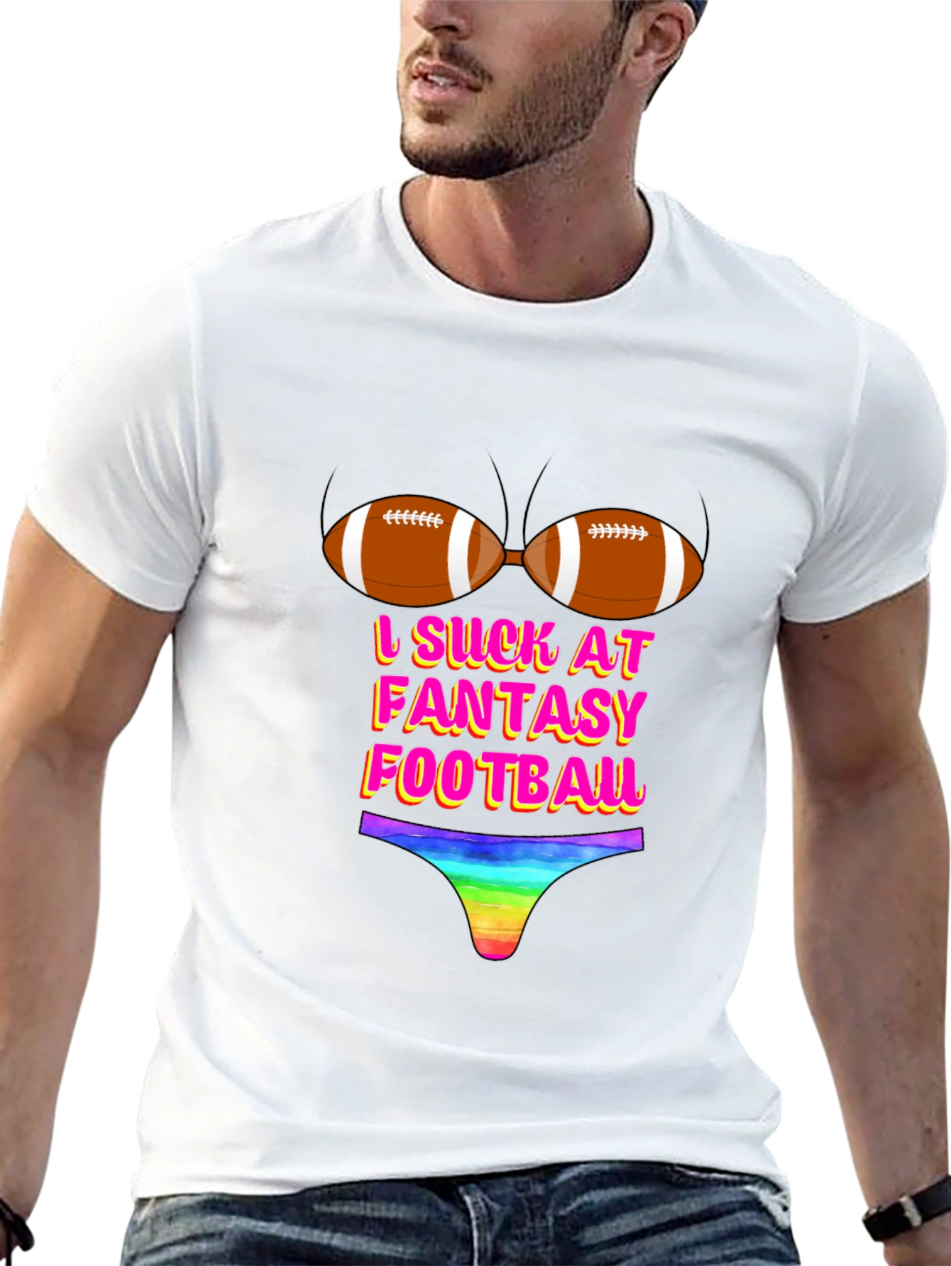 I Suck At Fantasy Football T-Shirt - Funny