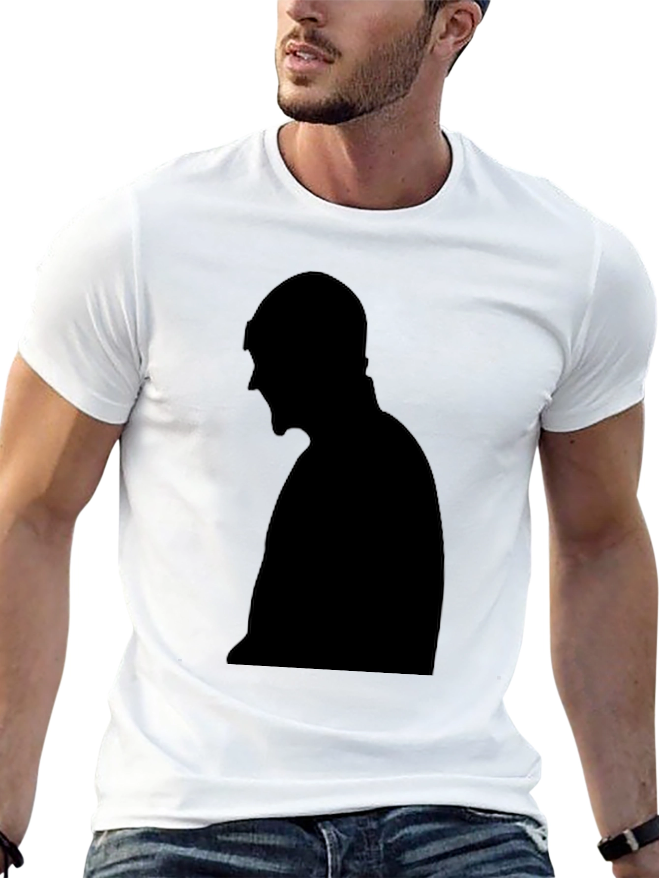 Silhouette Graphic Tee - Classic Black T-Shirt