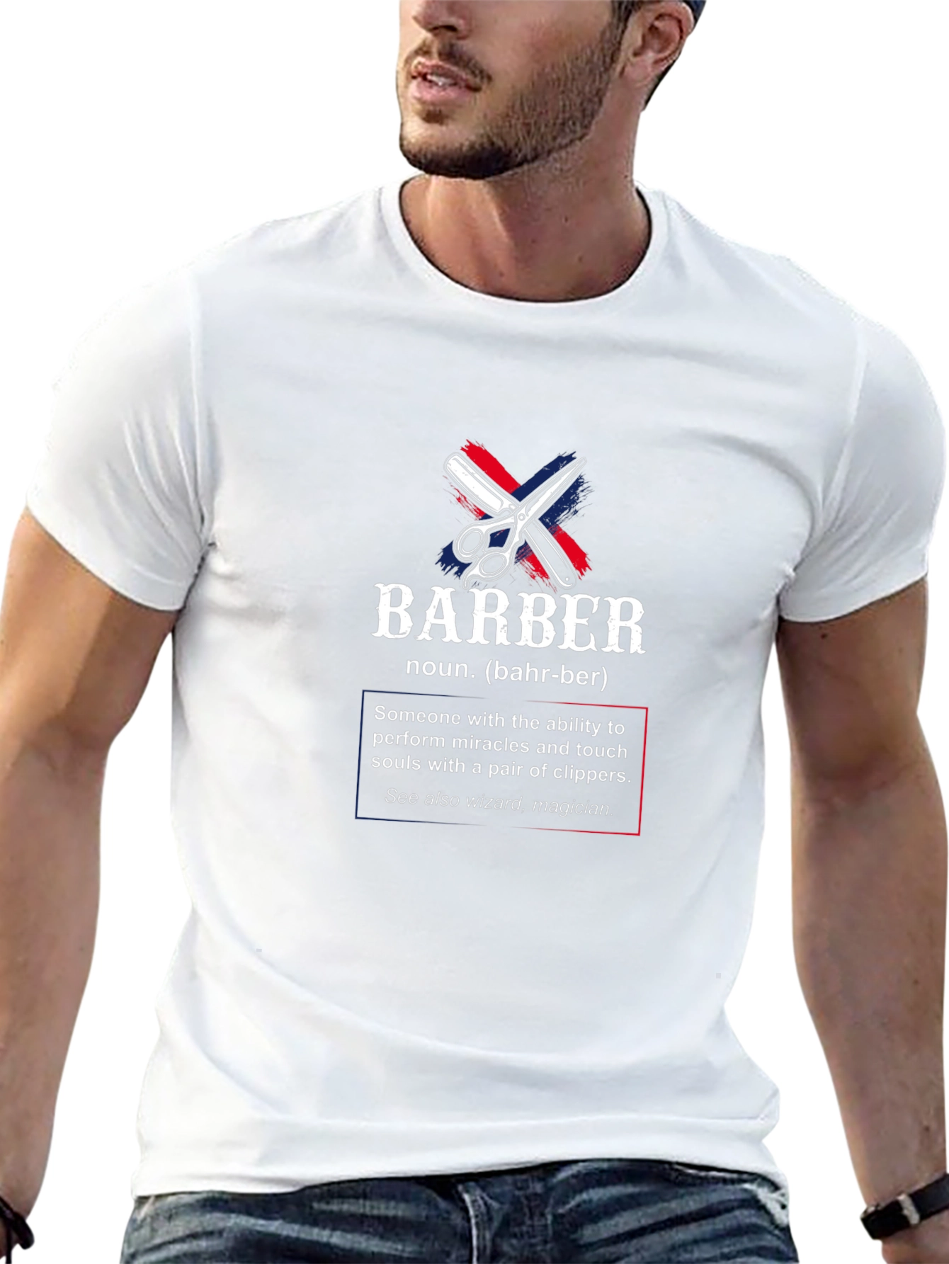 Barber Definition Black T-Shirt