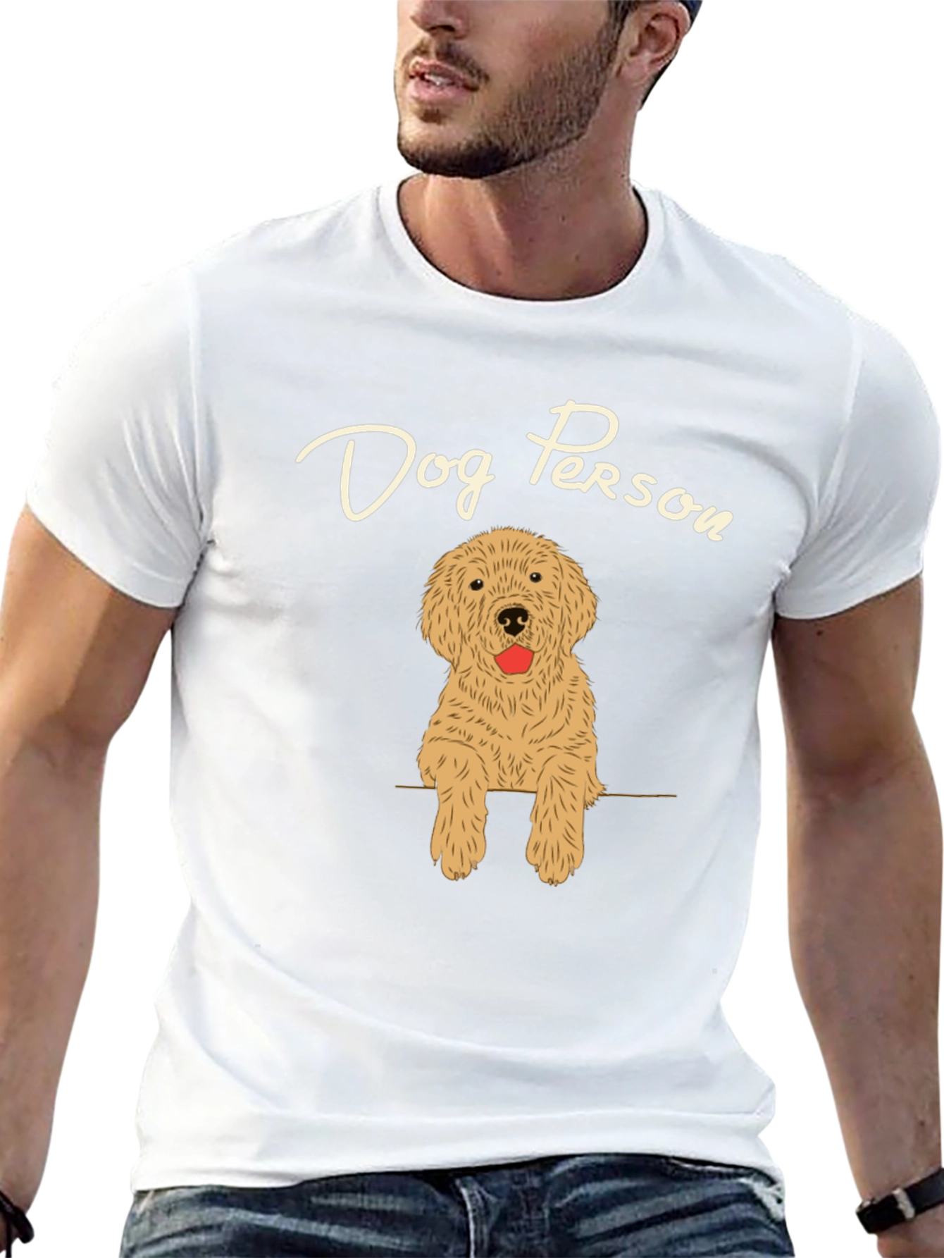 Dog Person T-Shirt - Cute Golden Doodle Tee