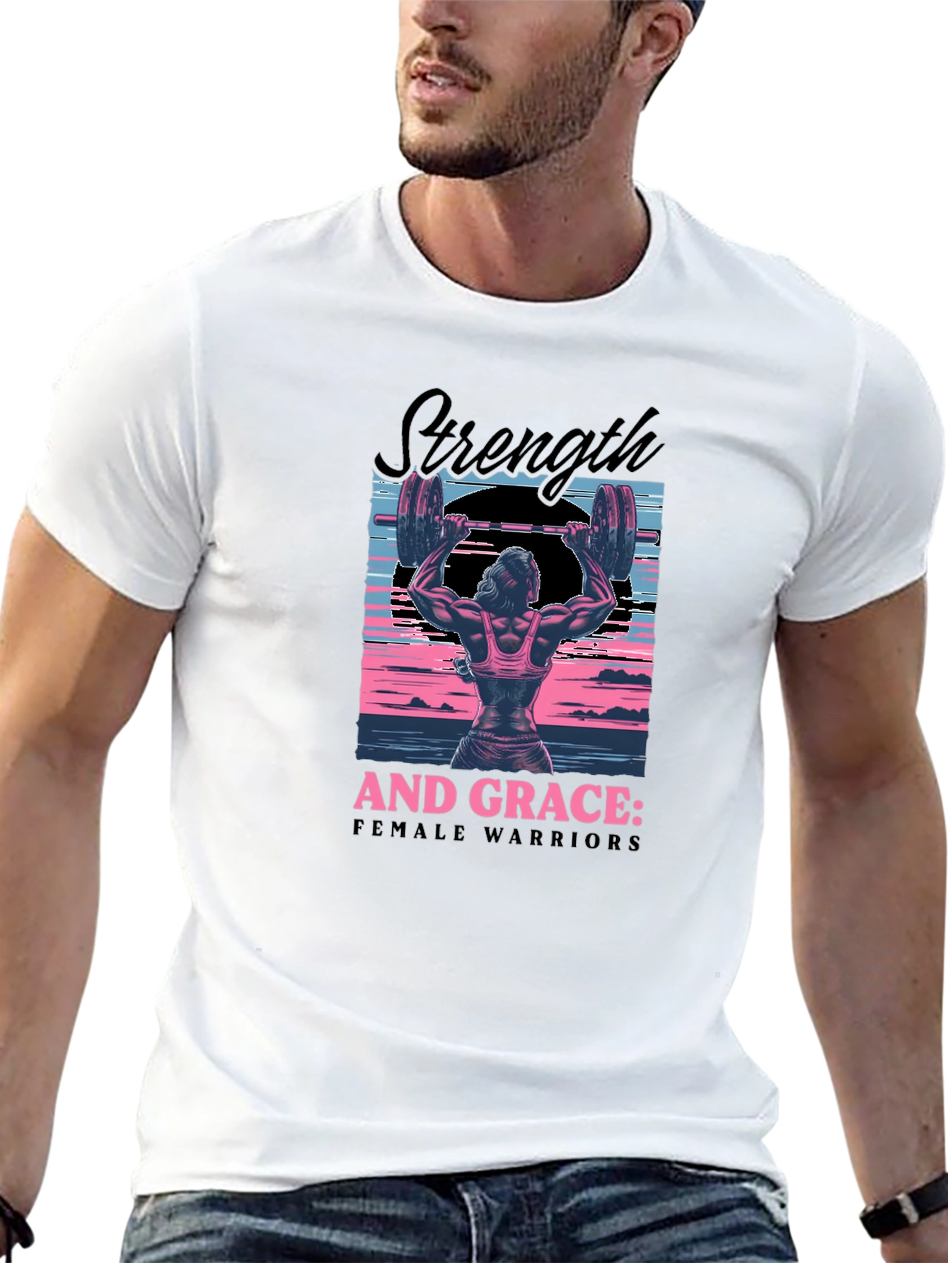 Strength and Grace Female Warriors Graphic T-Shirt