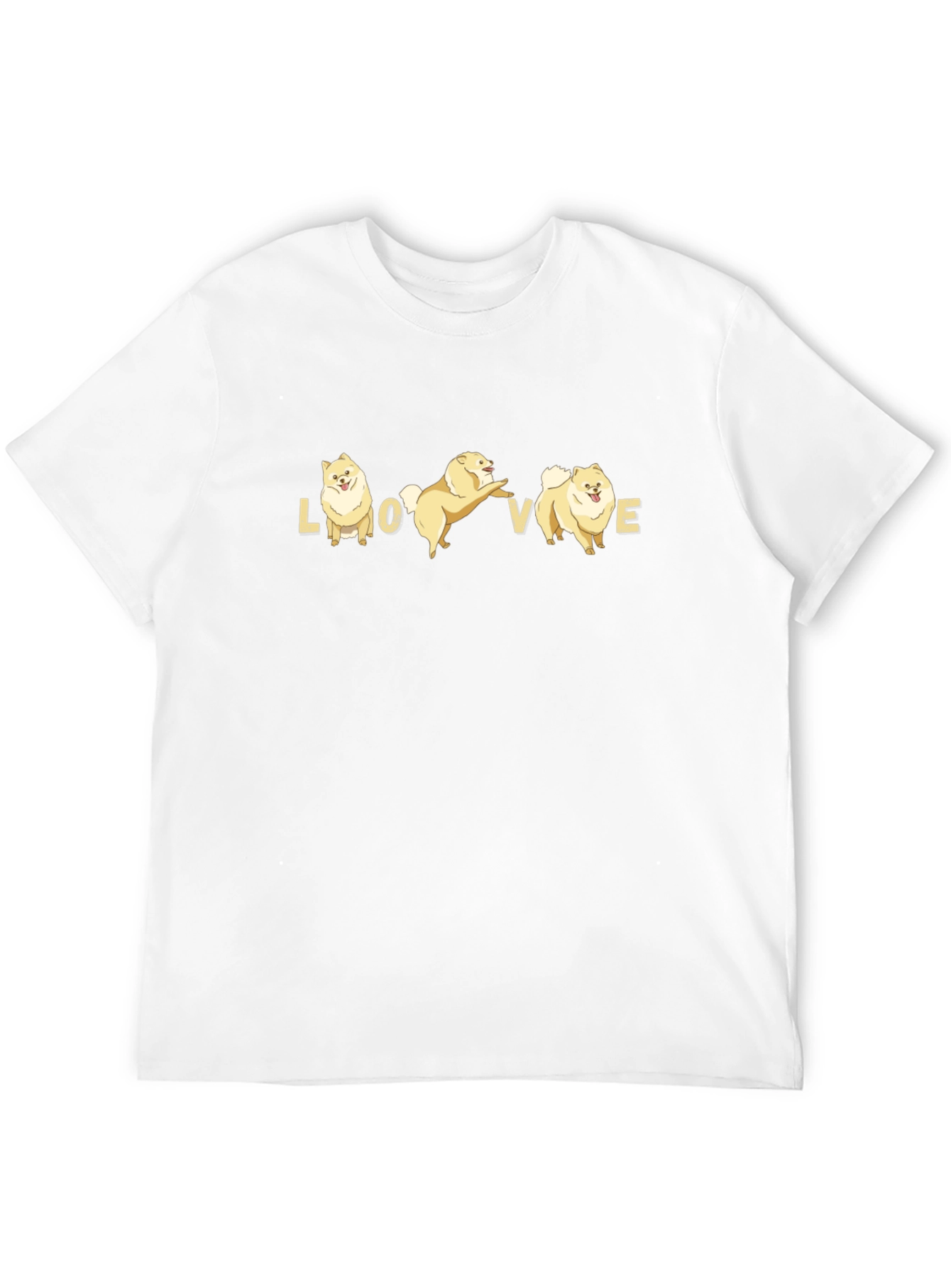 Dog Lover T-Shirt - Cute Pomeranian LOVE Design