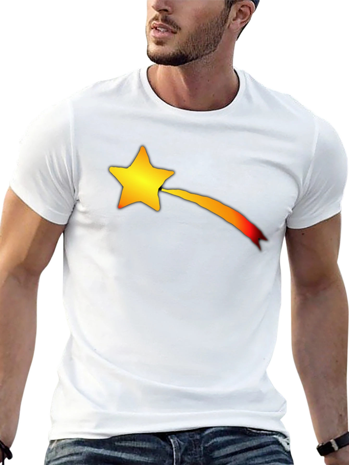 Star Trail Black T-Shirt