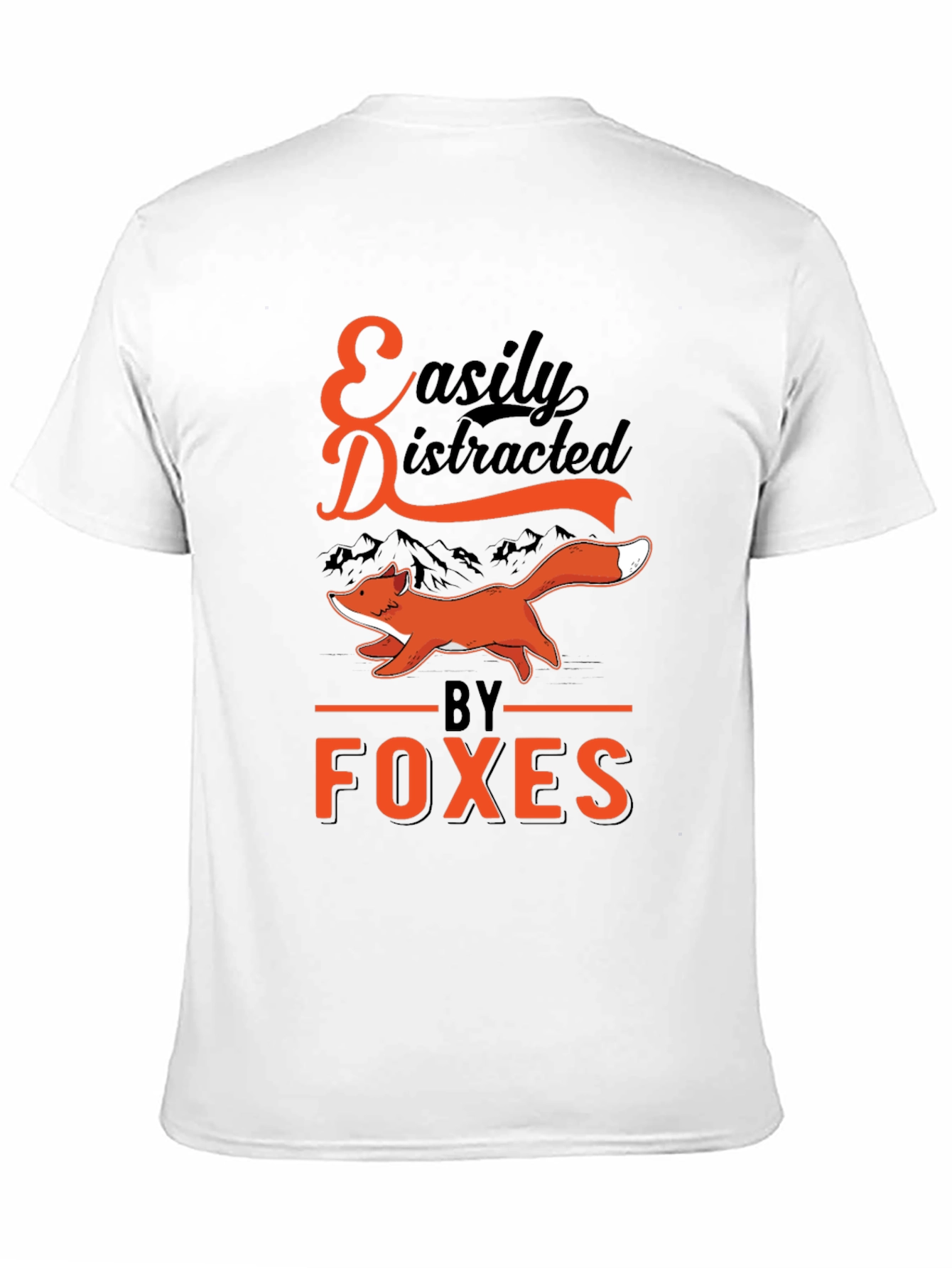 Easily Distracted by Foxes Graphic Tee