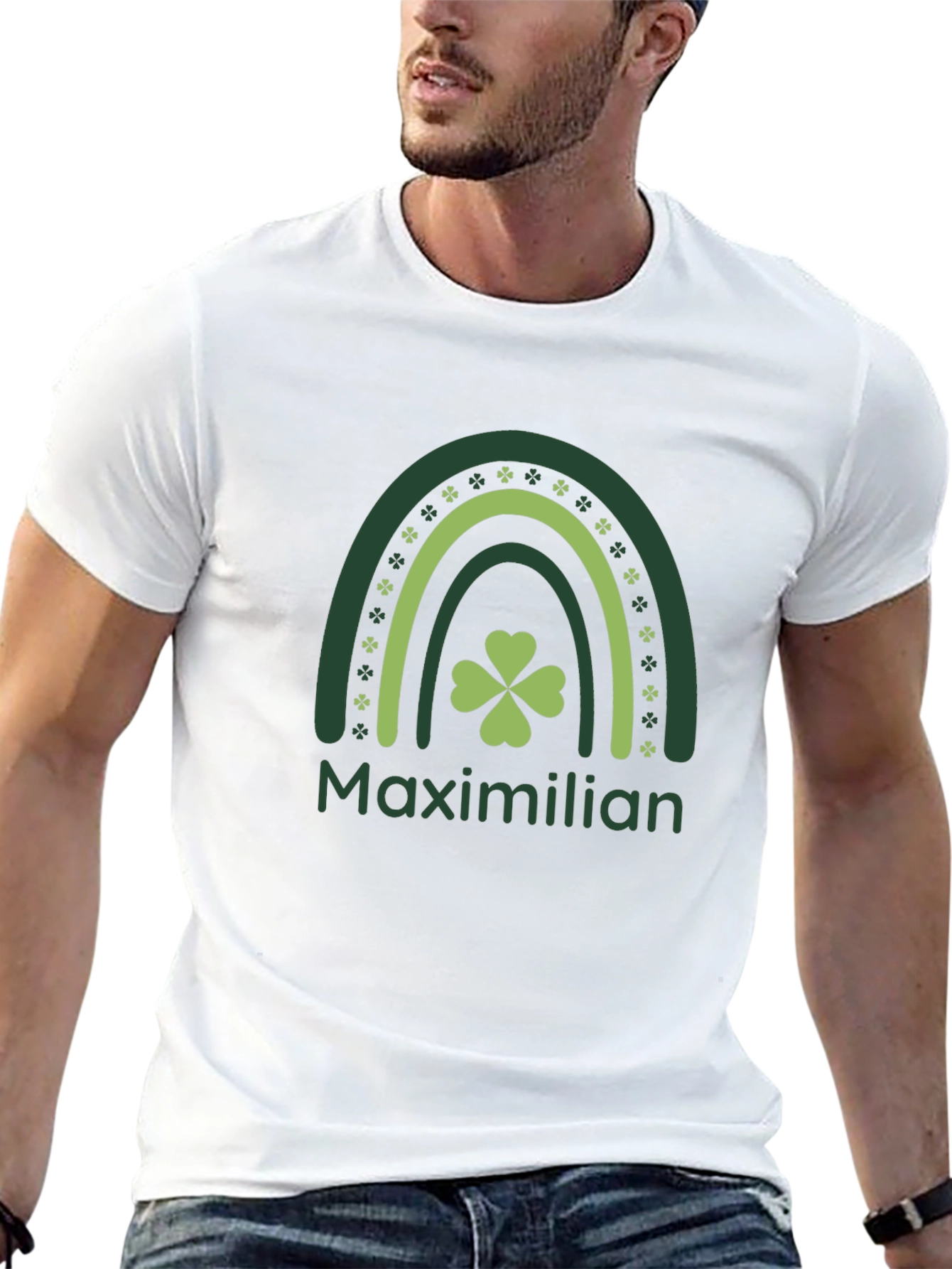 Maximilian St Patricks Day Rainbow T-Shirt