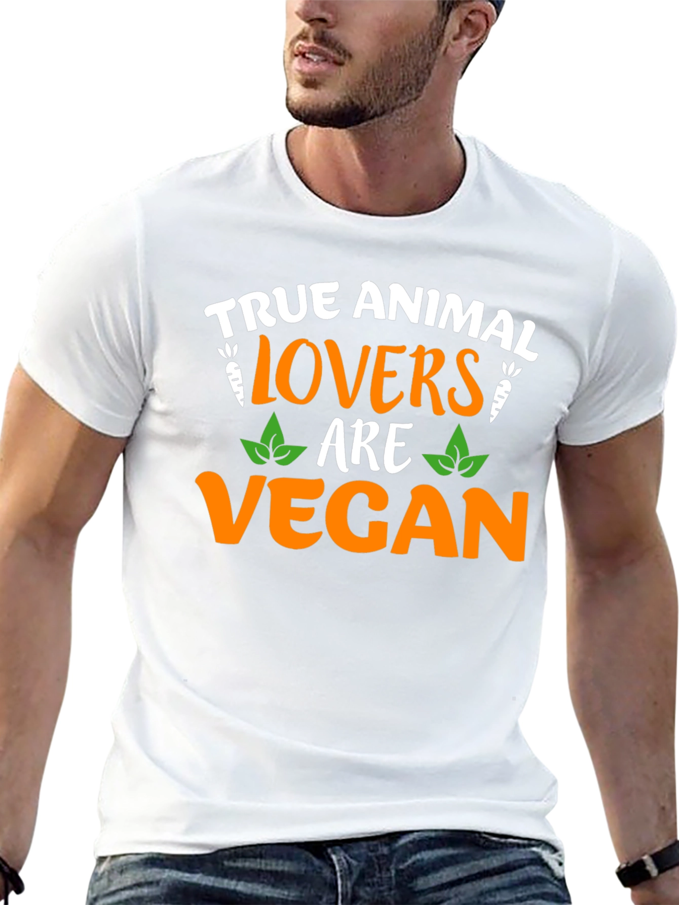 Vegan Animal Lovers Graphic T-Shirt