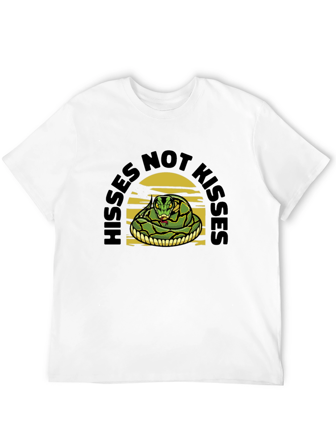 Hisses Not Kisses Snake Tee