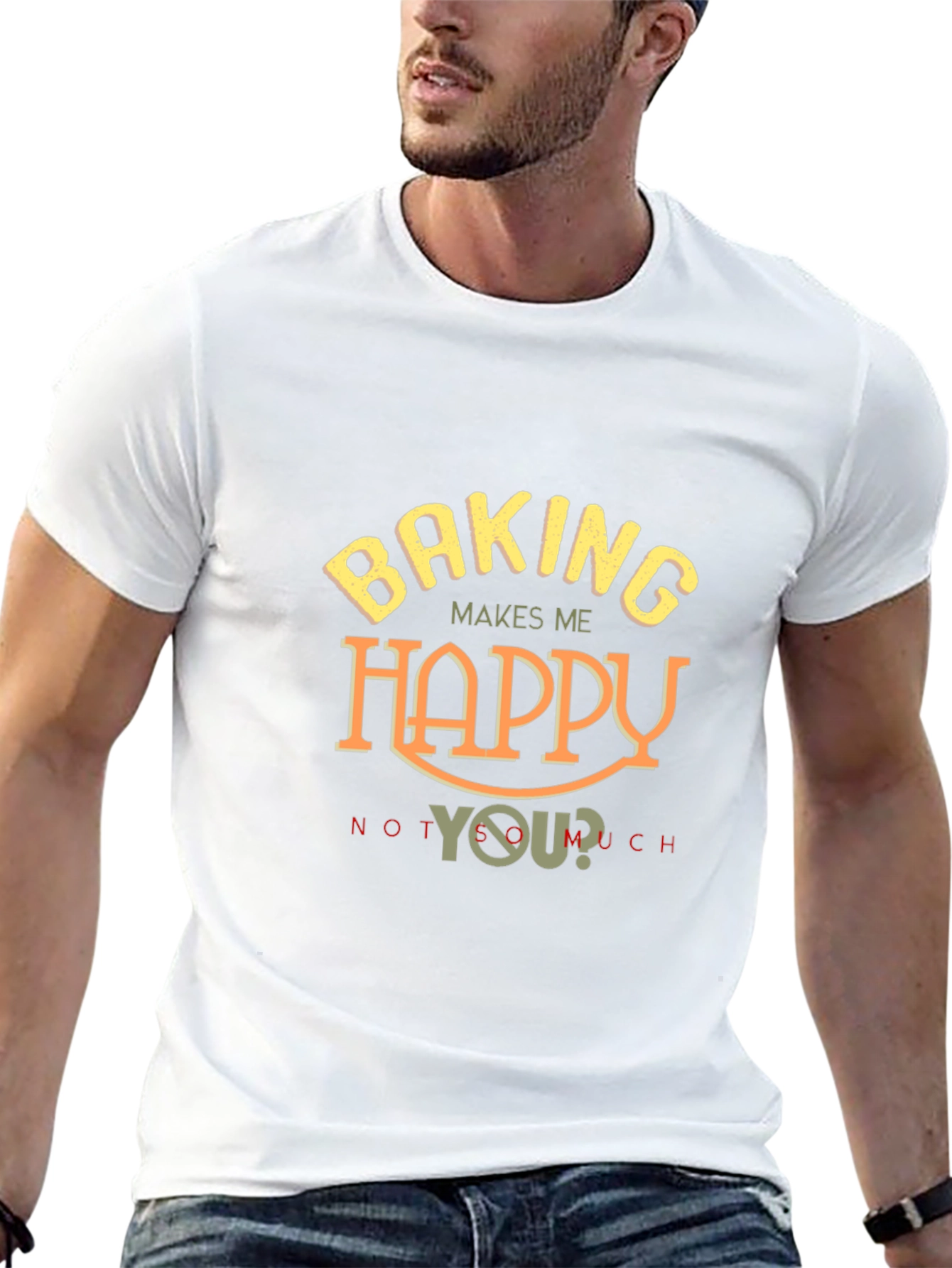 Baking Makes Me Happy T-Shirt