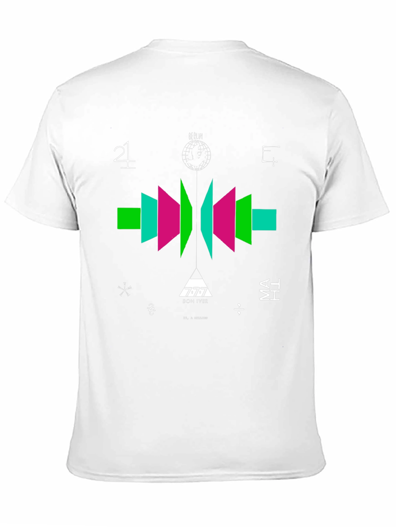 Abstract Graphic Tee - Bon Iver Inspired Design